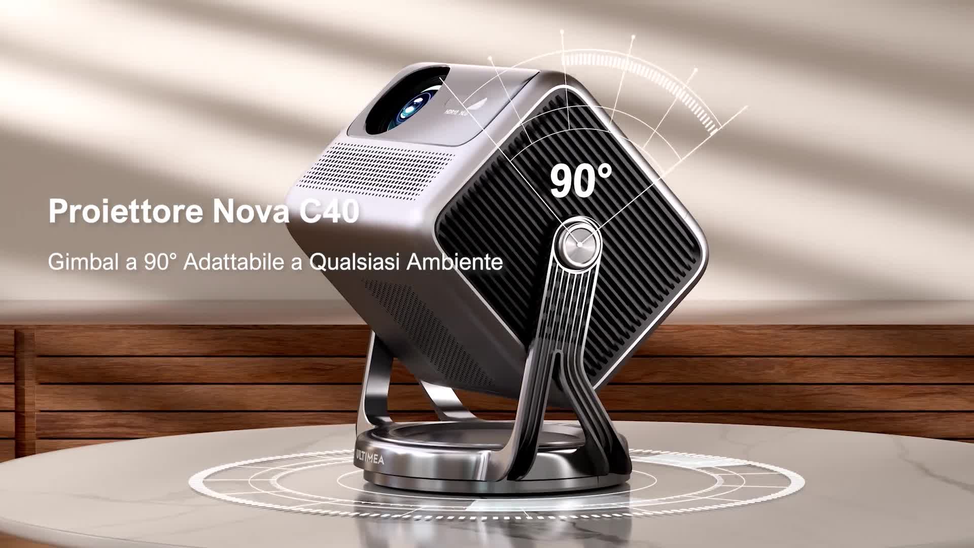 ULTIMEA Smart Beamer Android TV 11.0 con Netflix, Anteprima dell’immagine prodotto 7
