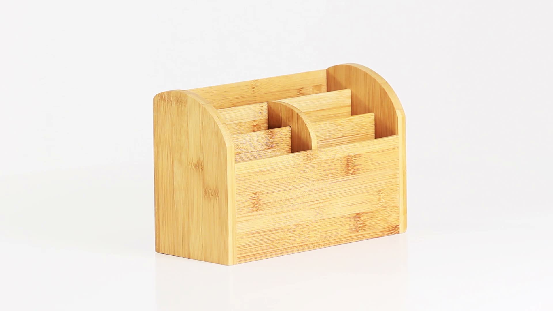 Relaxdays Schreibtisch-Organizer Bambus, Stifteablage, Produktbild-Vorschau 7