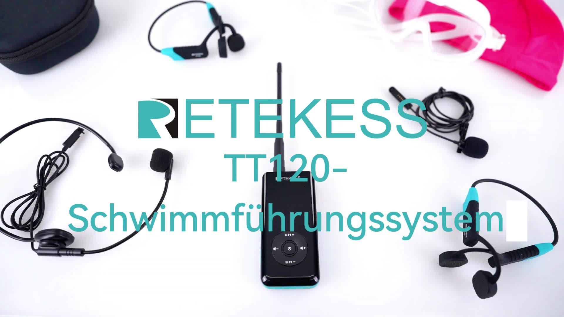 Retekess TT120 Unterwasserkommunikator, Knochenleitung, Produktbild-Vorschau 7