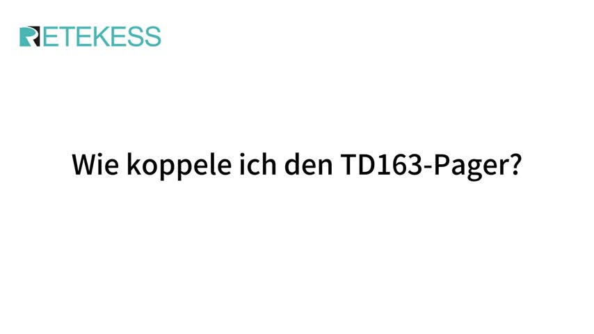 Produktbild von Retekess TD163 Pager-System – 30 Pager, 500m Reichweite, 31 Signale, Einfach Einrichten