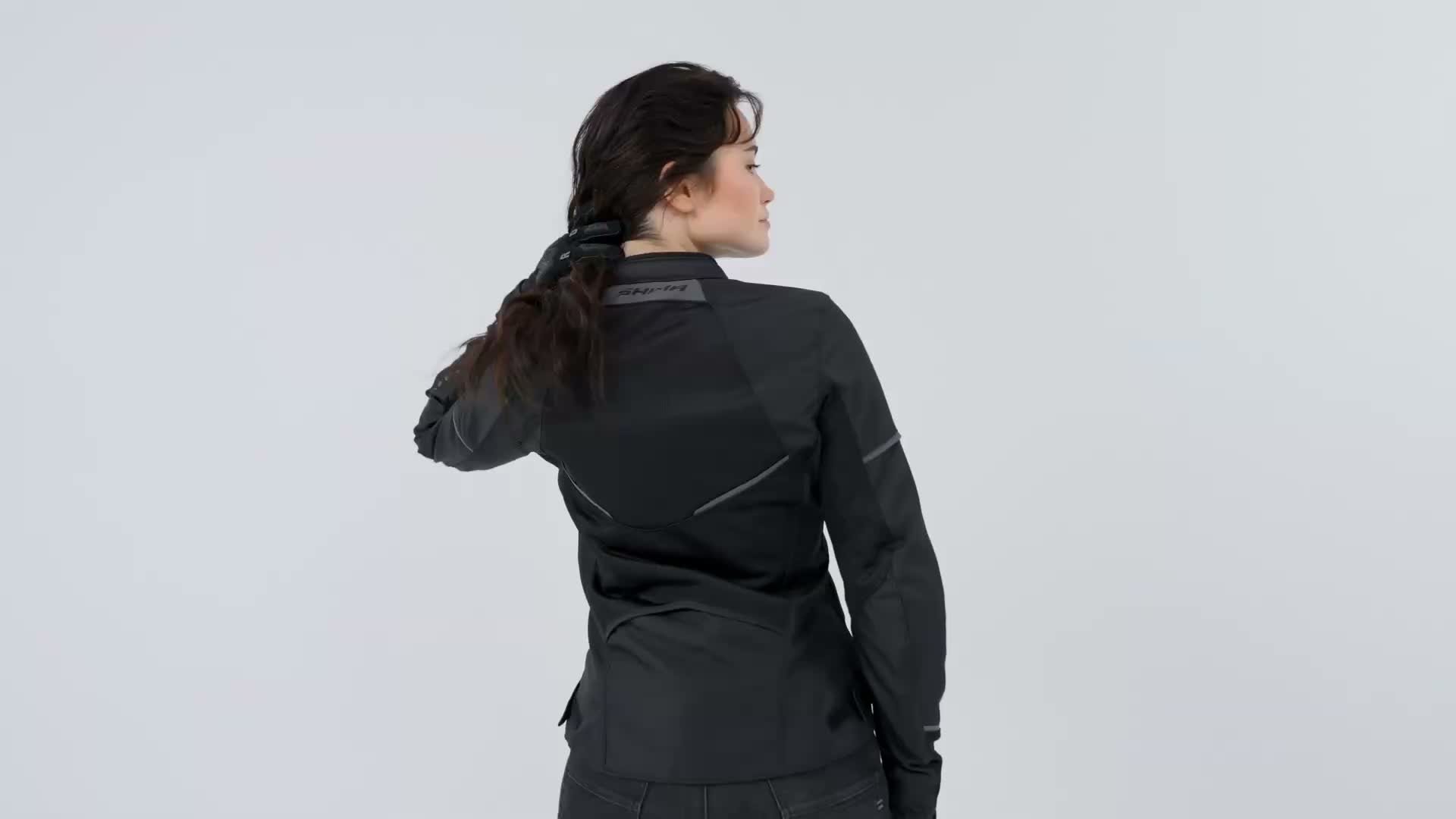 SHIMA X-Mesh 2.0 Damen Motorrad Textiljacke, schwarz/rot, M Produktbild-Vorschau 3