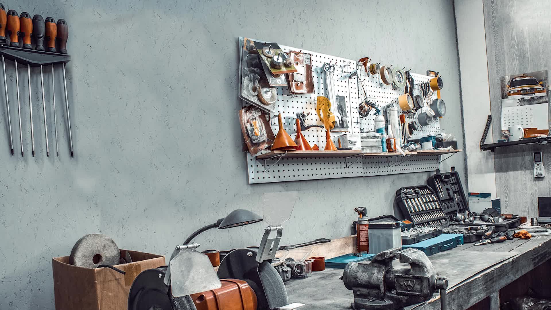 Relaxdays Werkzeugspeicher Wandhalterung, 4 Akkuschrauber, Produktbild-Vorschau 7