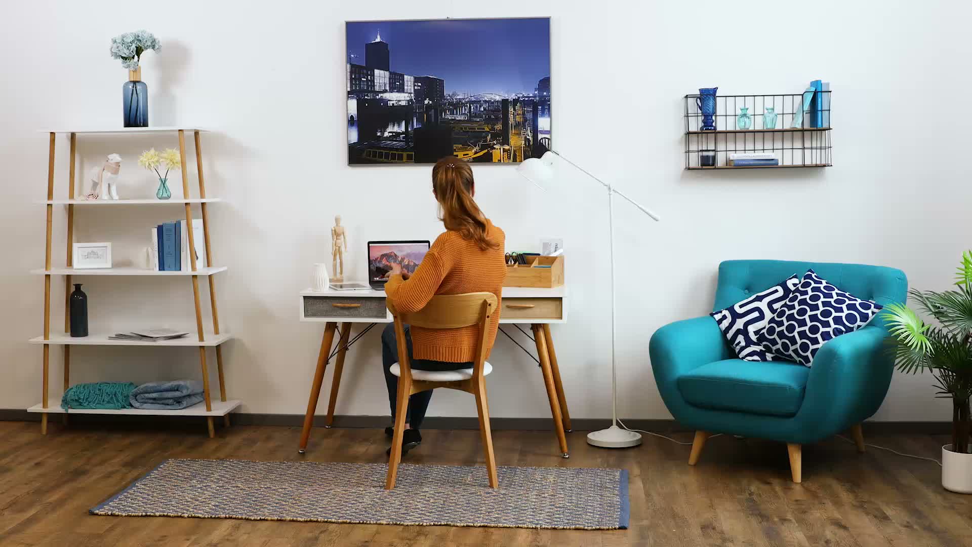 Relaxdays Tischorganizer Bambus, 6 Fächer, mit Produktbild-Vorschau 7