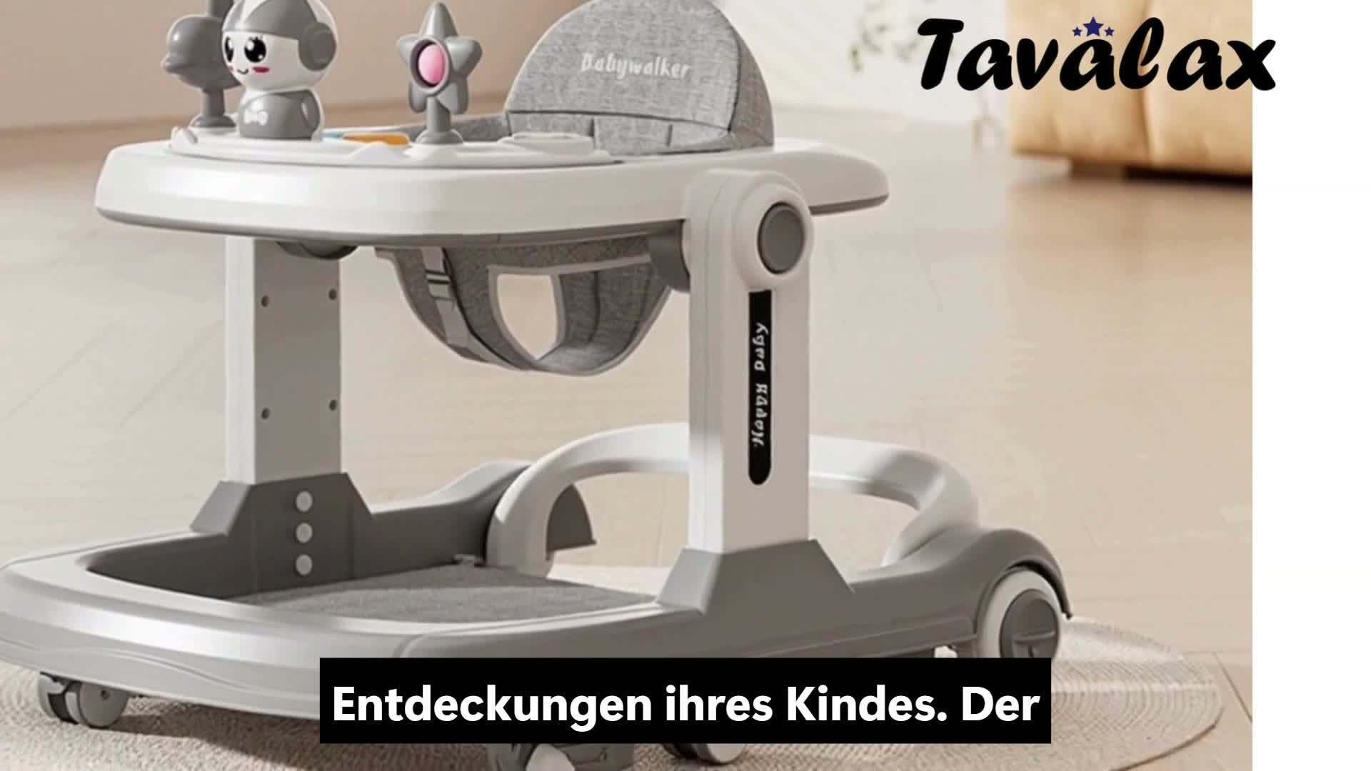Tavalax 3-in-1 Baby-Lauflernwagen – mit Musik- und Produktbild-Vorschau 7