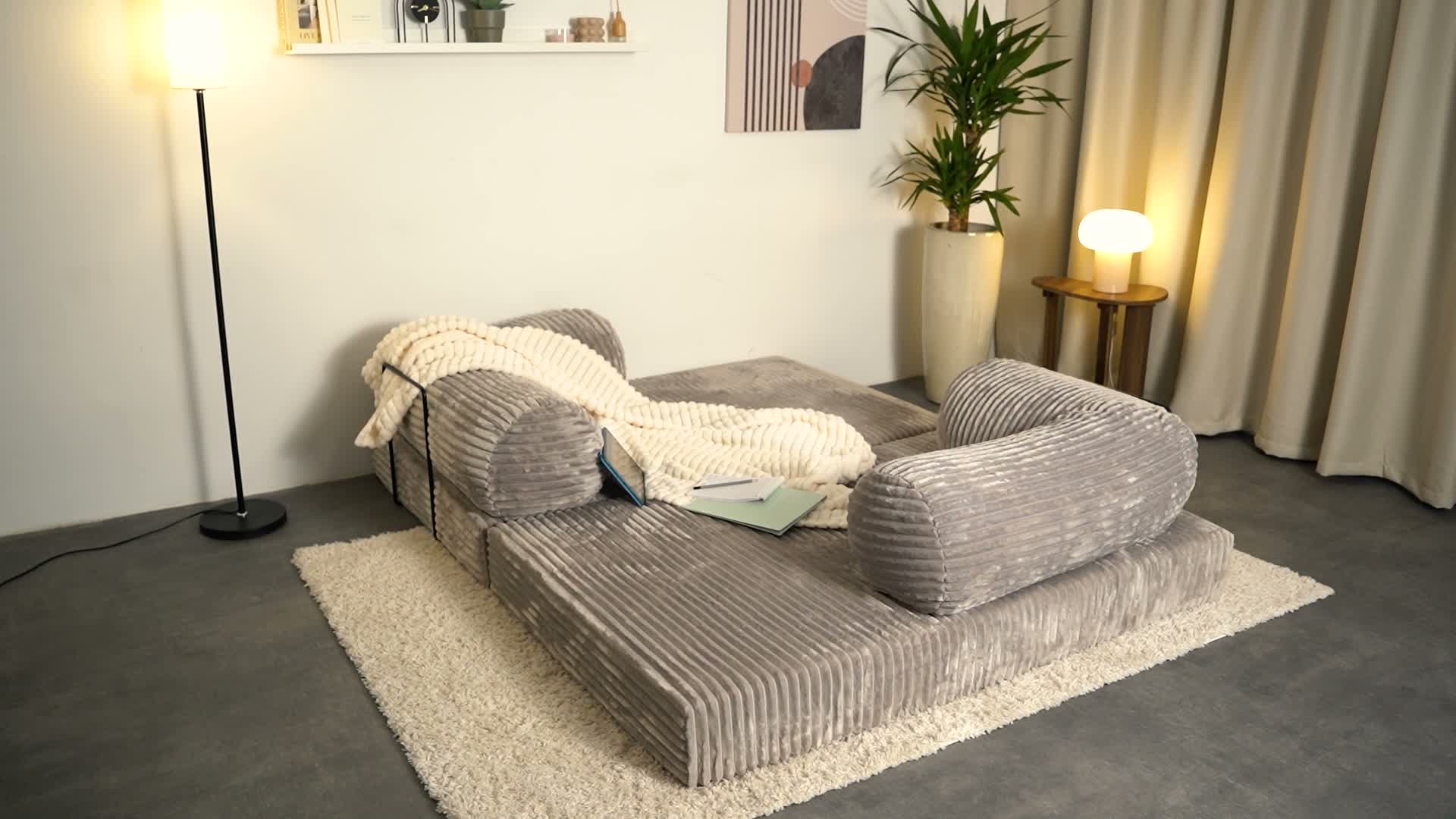 Masseno Ecksofa ETERA mit Metallgestell, Modulares Produktbild-Vorschau 6