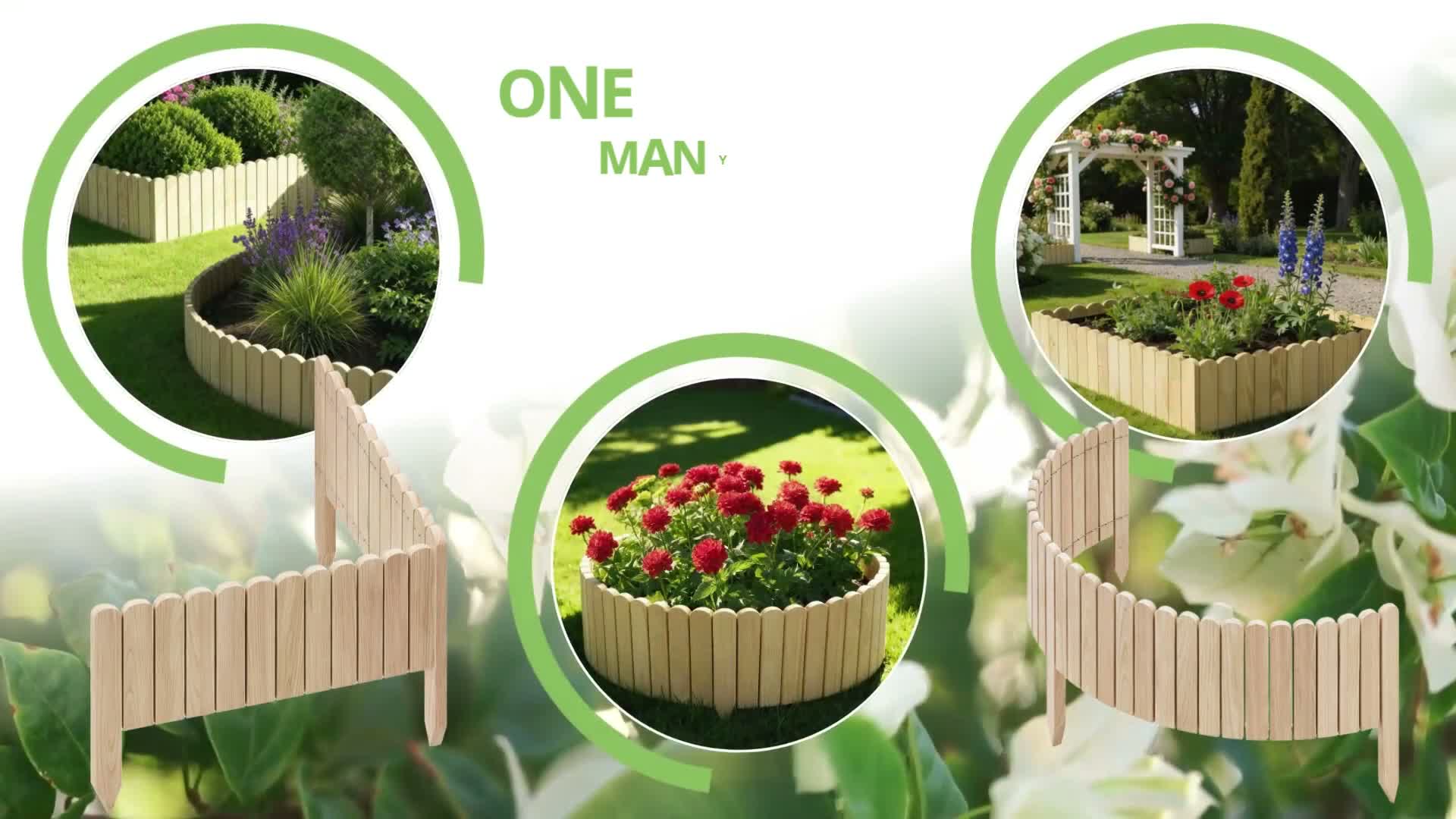 be4nature OGRODOWY PŁOTEK drewniany 200 x 30 cm Podgląd zdjęcia produktu 7
