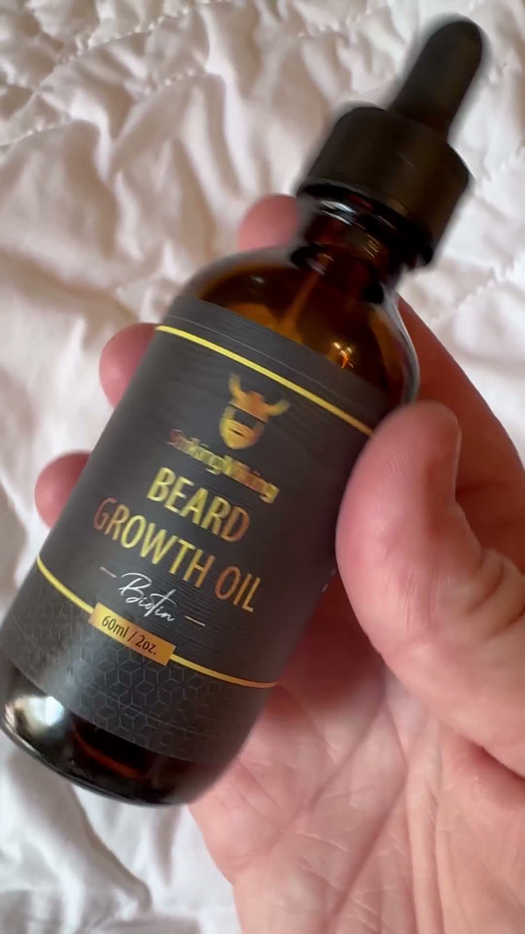 Huile pour la pousse de la barbe à la biotine pour hommes - Voir les images du produit 7