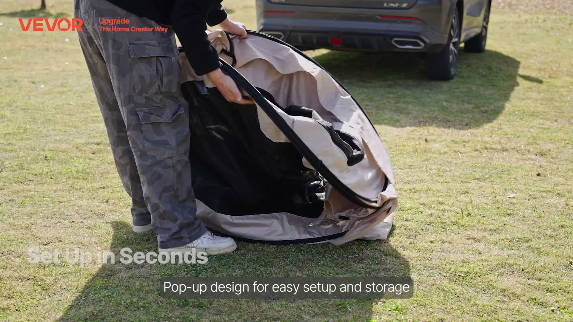 VEVOR Campingzelt, 182,88x182,88 cm, Pop-Up-Zelt für Produktbild-Vorschau 7