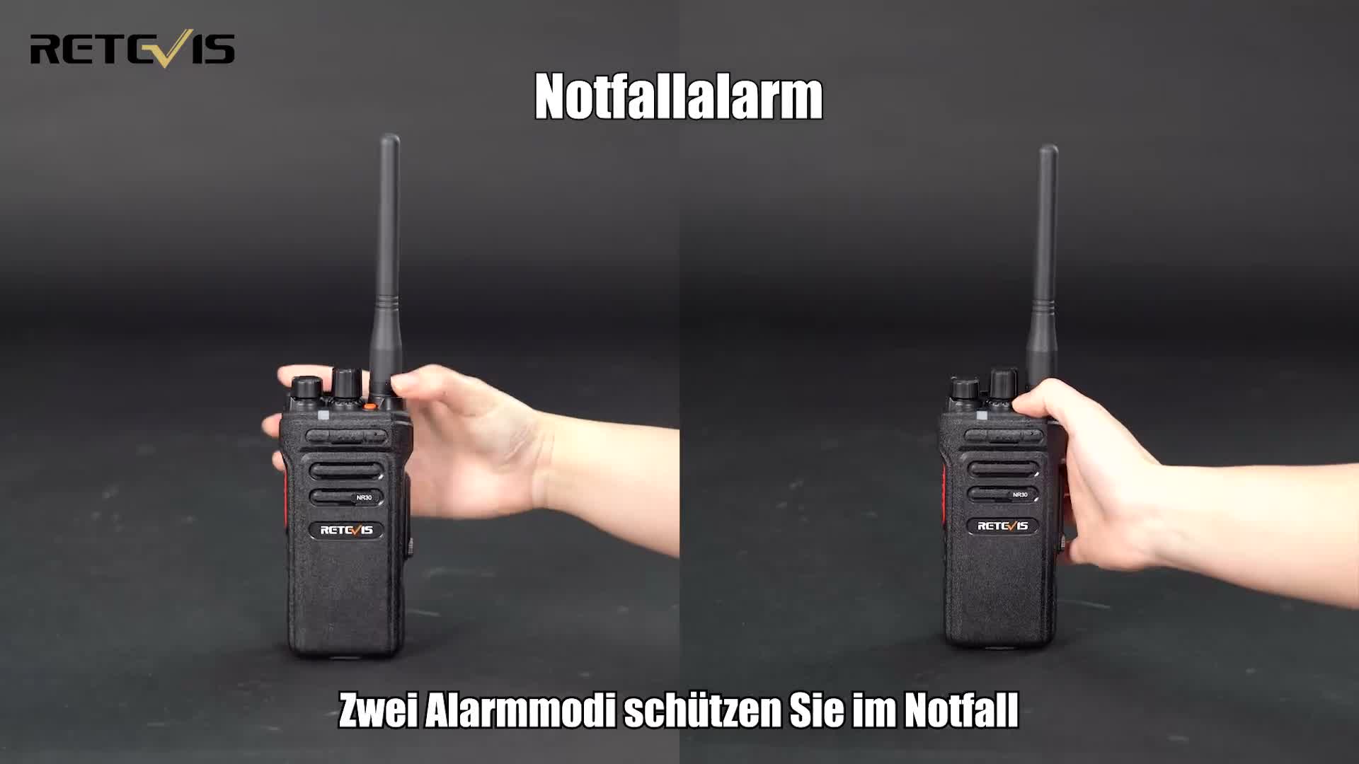Retevis NR630 Professionelles Funkgeräte, Großer Reichweite Produktbild-Vorschau 7