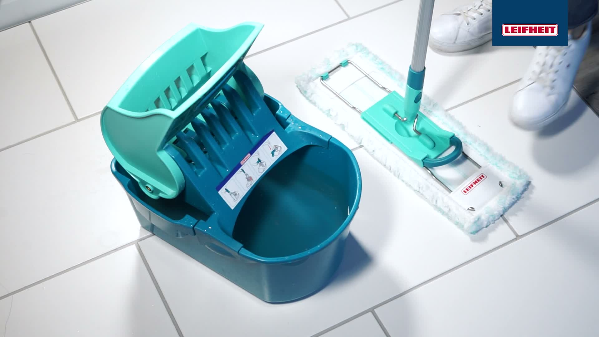 Leifheit Set Wischtuchpresse Profi Compact mit Bodenwischer Produktbild-Vorschau 7