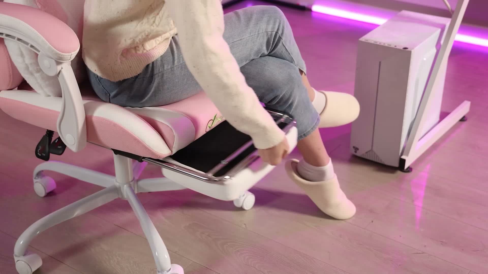 Vinsetto Gaming Stuhl Bürostuhl Ergonomischer Gamer Stuhl Produktbild-Vorschau 7