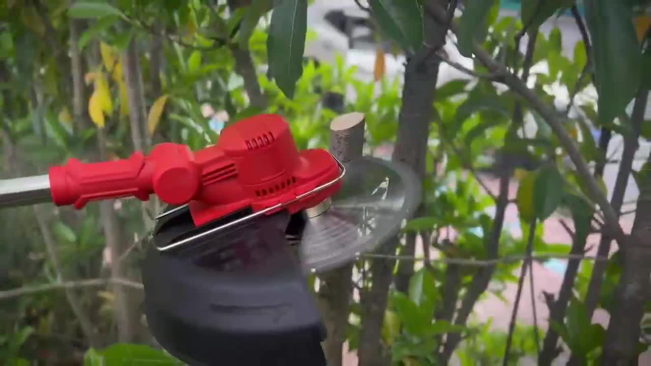 Akku Rasentrimmer mit 2× 4000mAh Akku 21V, 750W Produktbild-Vorschau 7