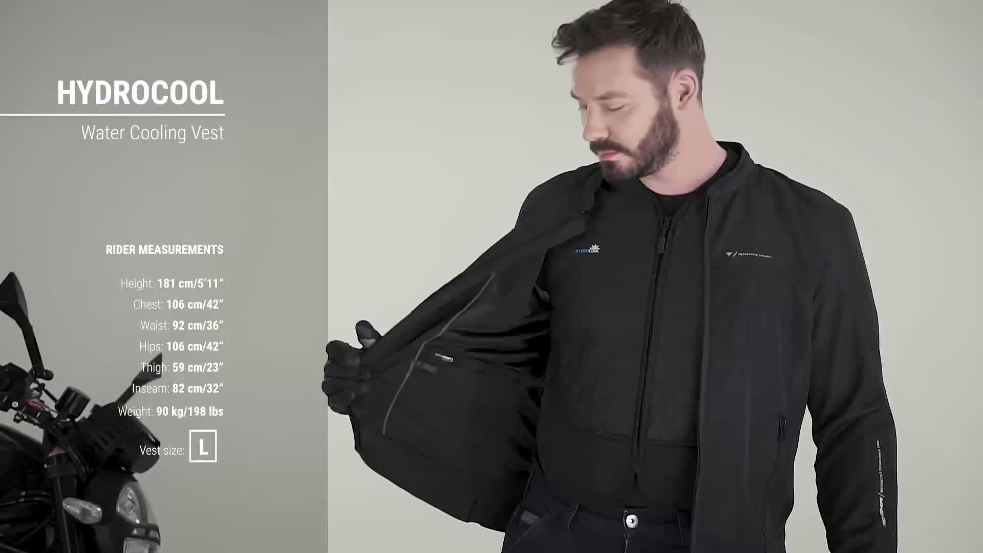 SHIMA Hydrocool kühlende Weste, schwarz, M Produktbild-Vorschau 7