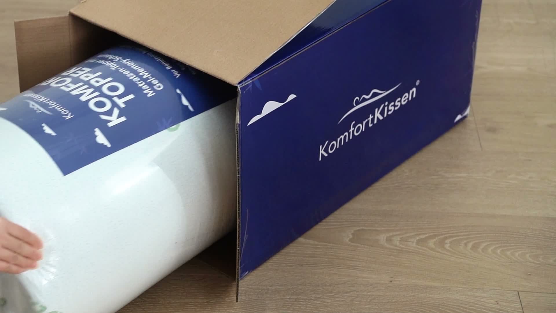 Premium Komfort Gel Topper 180x200cm, H2 H3 Matratzentopper Produktbild-Vorschau 7