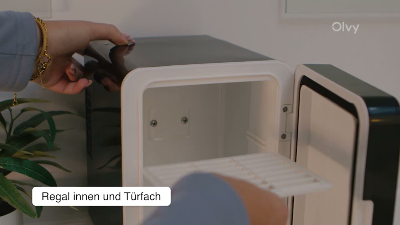 Olvy Kosmetik Kühlschrank 4 Liter, Tragbarer Mini Produktbild-Vorschau 7