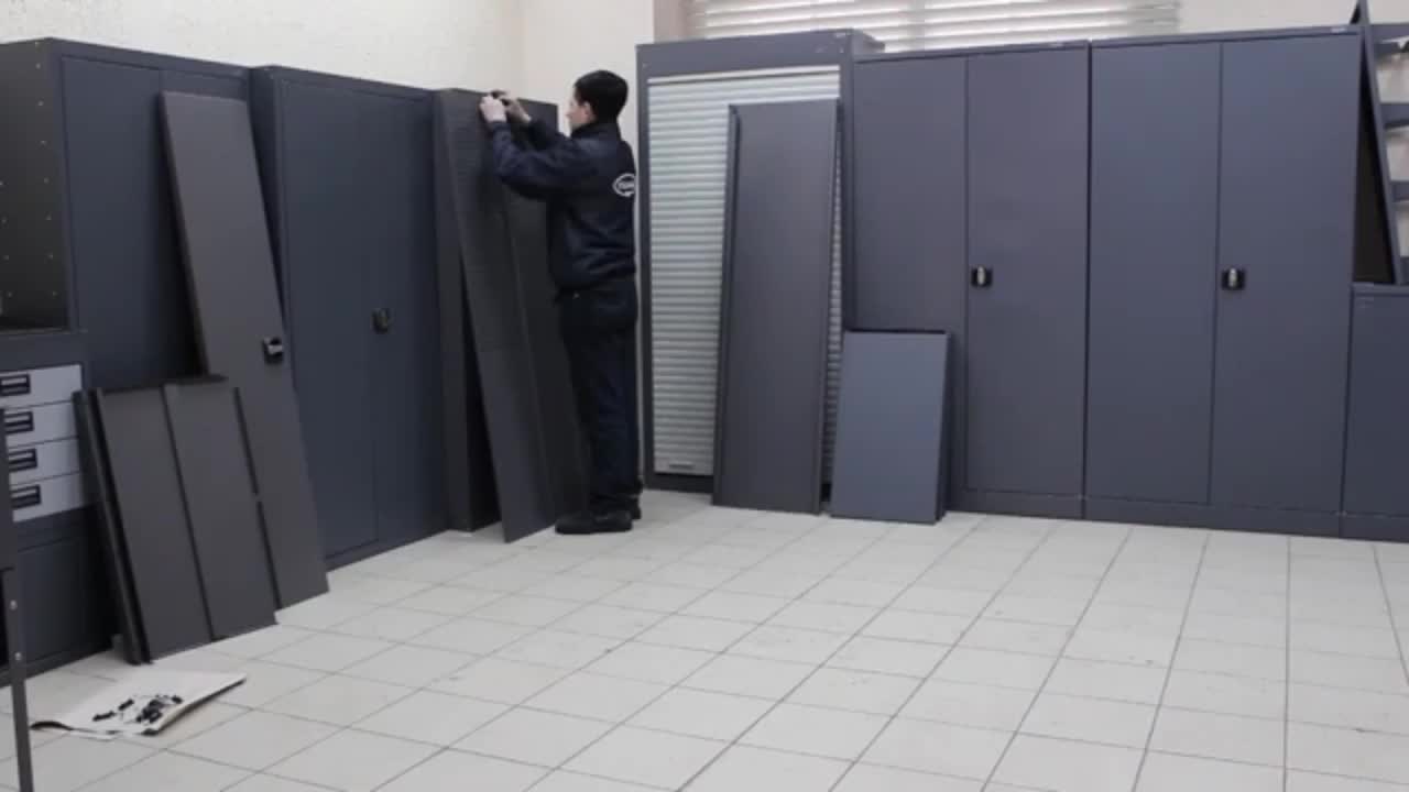 Szafa narzędziowa 180x80x50cm Nośność 400kg 4 półki Podgląd zdjęcia produktu 6