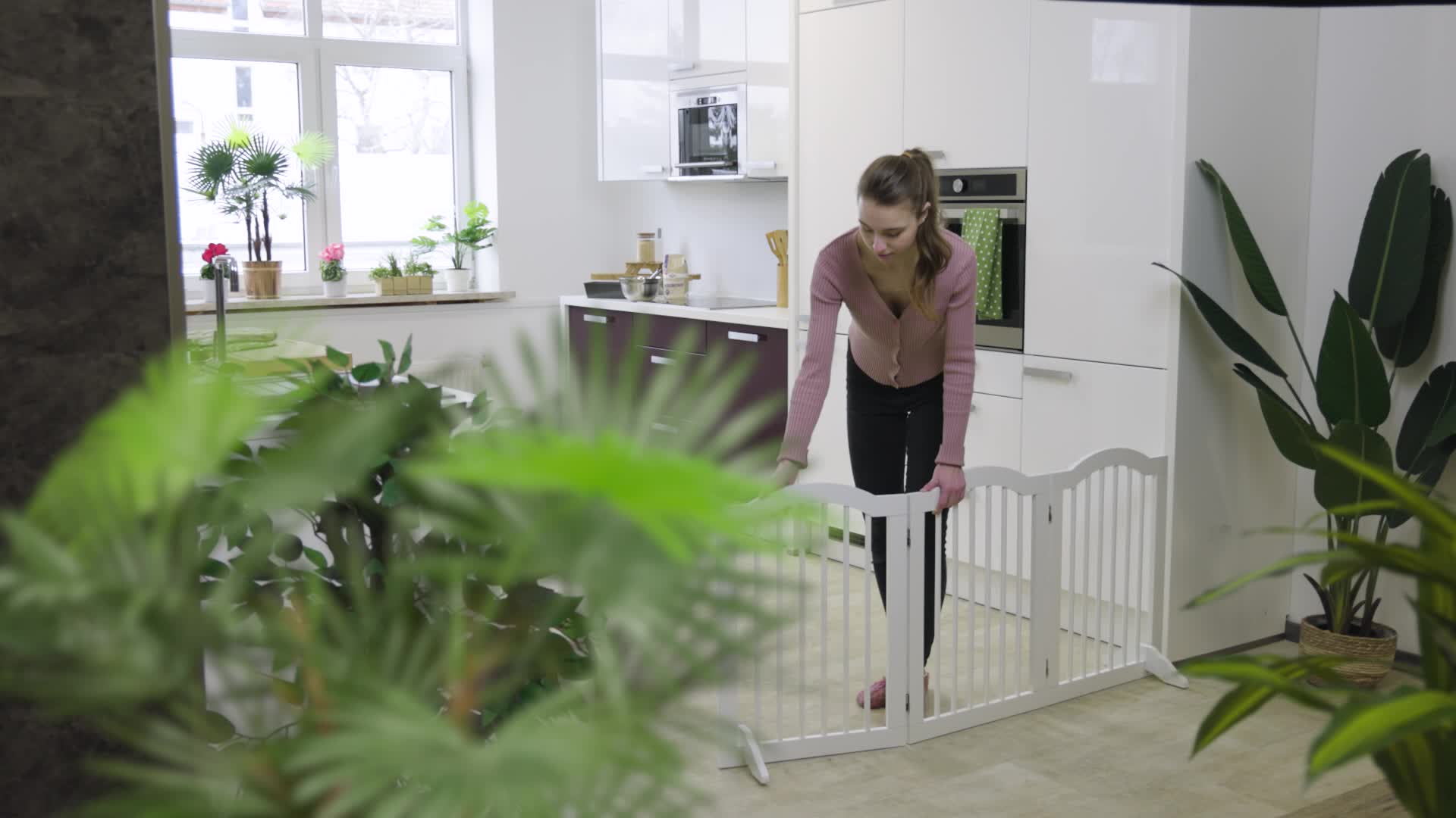 Relaxdays Absperrgitter, freistehend, klappbar, mit Füßen, Produktbild-Vorschau 7