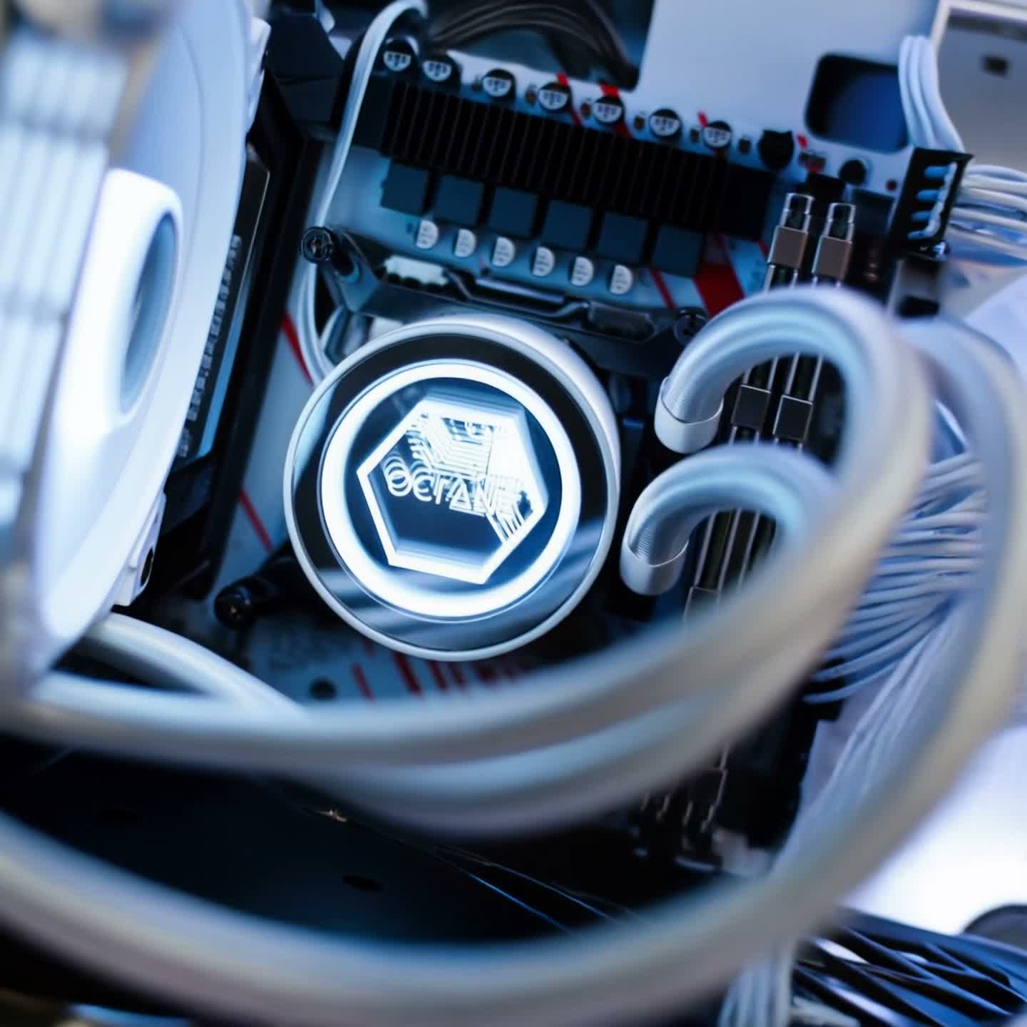 VENOM White Gaming PC, Wasserkühlung, ARGB, WLAN + Produktbild-Vorschau 7