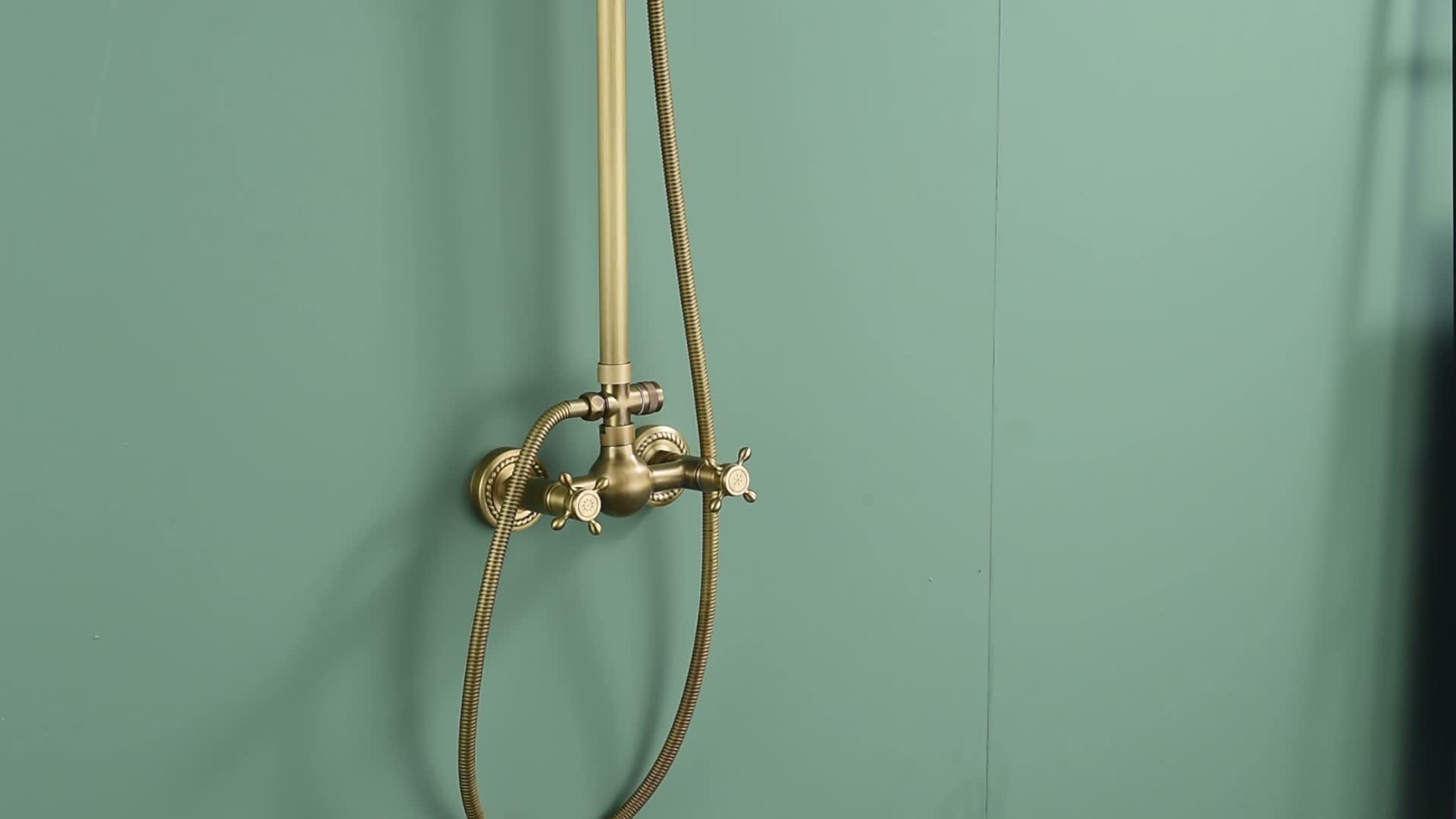 Duschsystem HOMELIVE Duschset mit Armatur Regendusche Set Produktbild-Vorschau 7