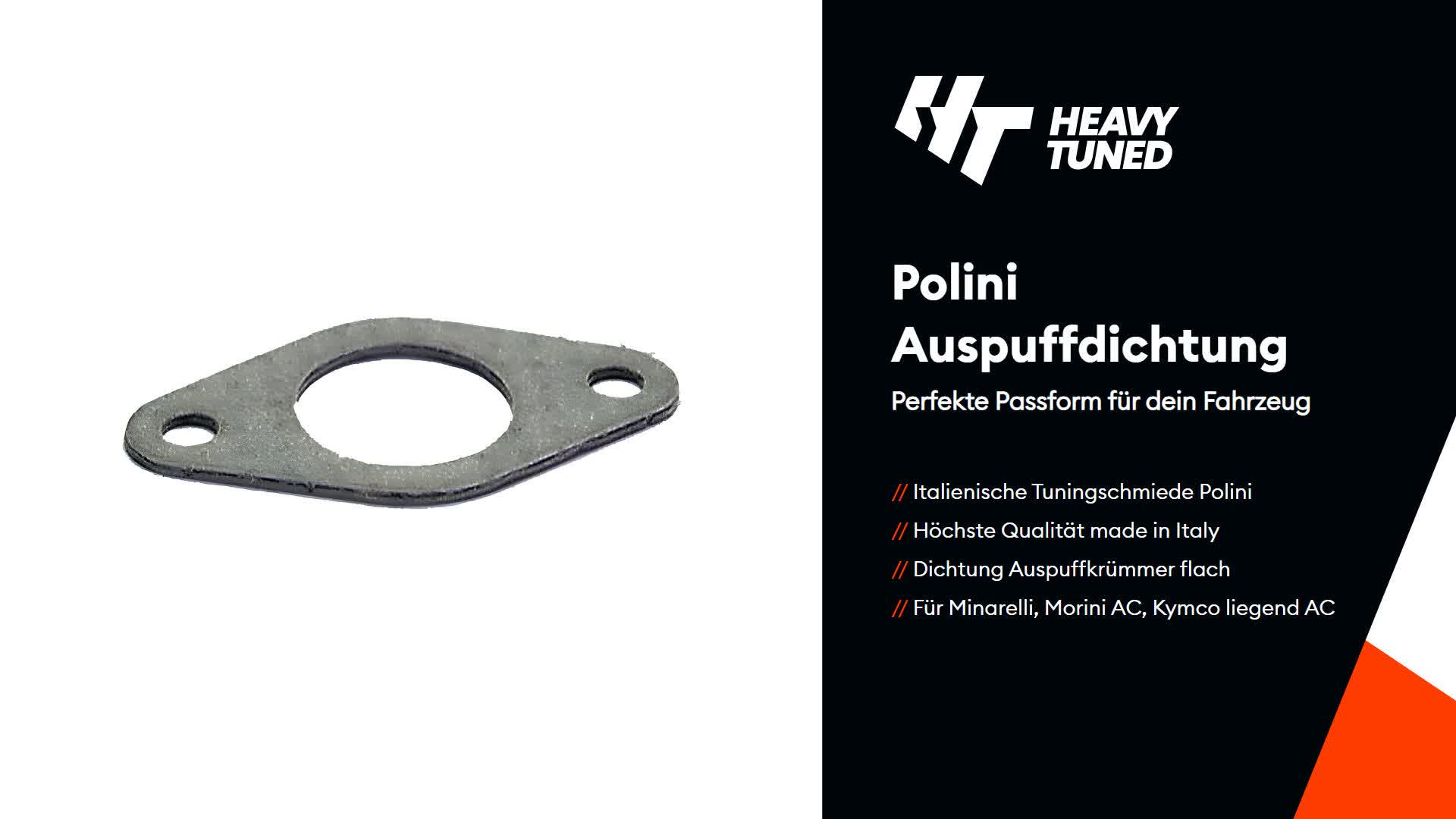 Polini Auspuffdichtung Dichtung Auspuffkrümmer kompatibel Produktbild-Vorschau 3