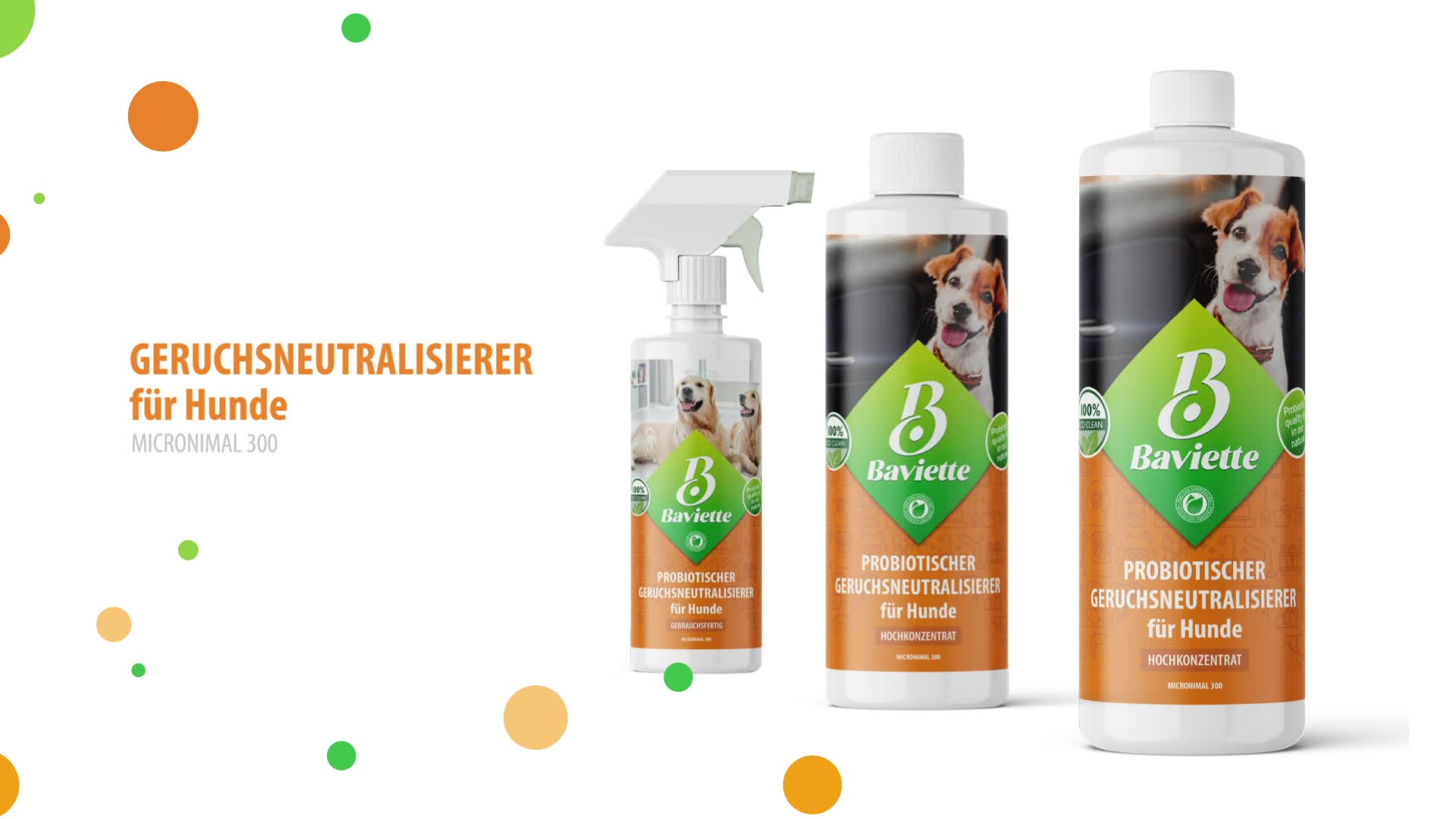 Baviette Geruchsentferner Hund 500 ml Spray – Produktbild-Vorschau 7