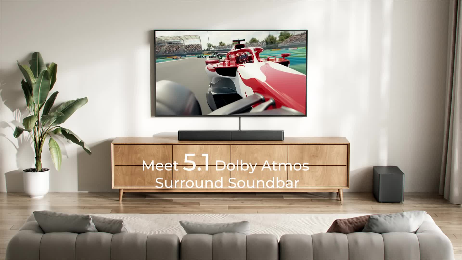 ULTIMEA 5.1 Dolby Atmos Soundbar, Heimkino-Soundsystem mit Produktbild-Vorschau 7