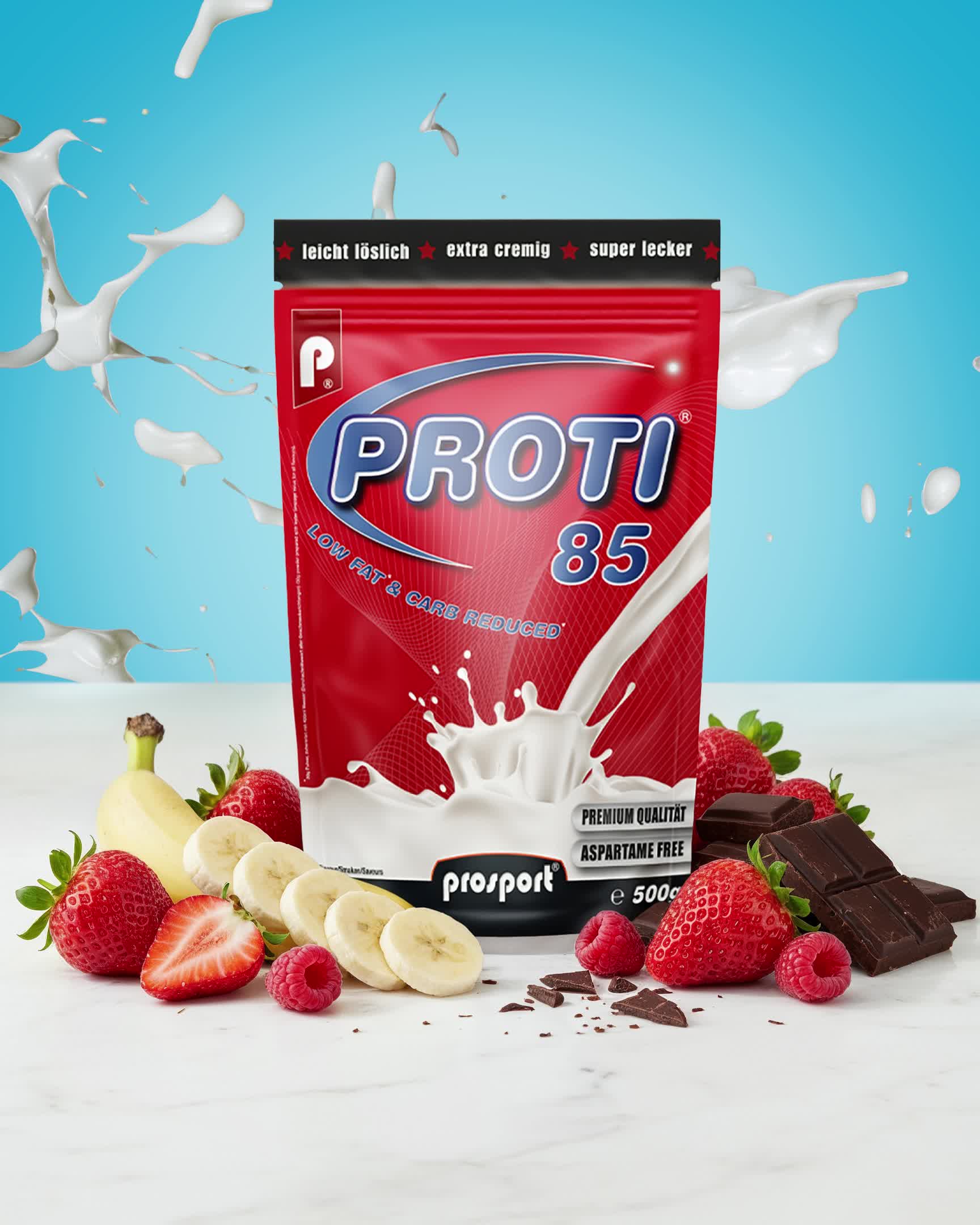Prosport Proti® 85 – Banane 500g - Mehrkomponenten-Protein Produktbild-Vorschau 7