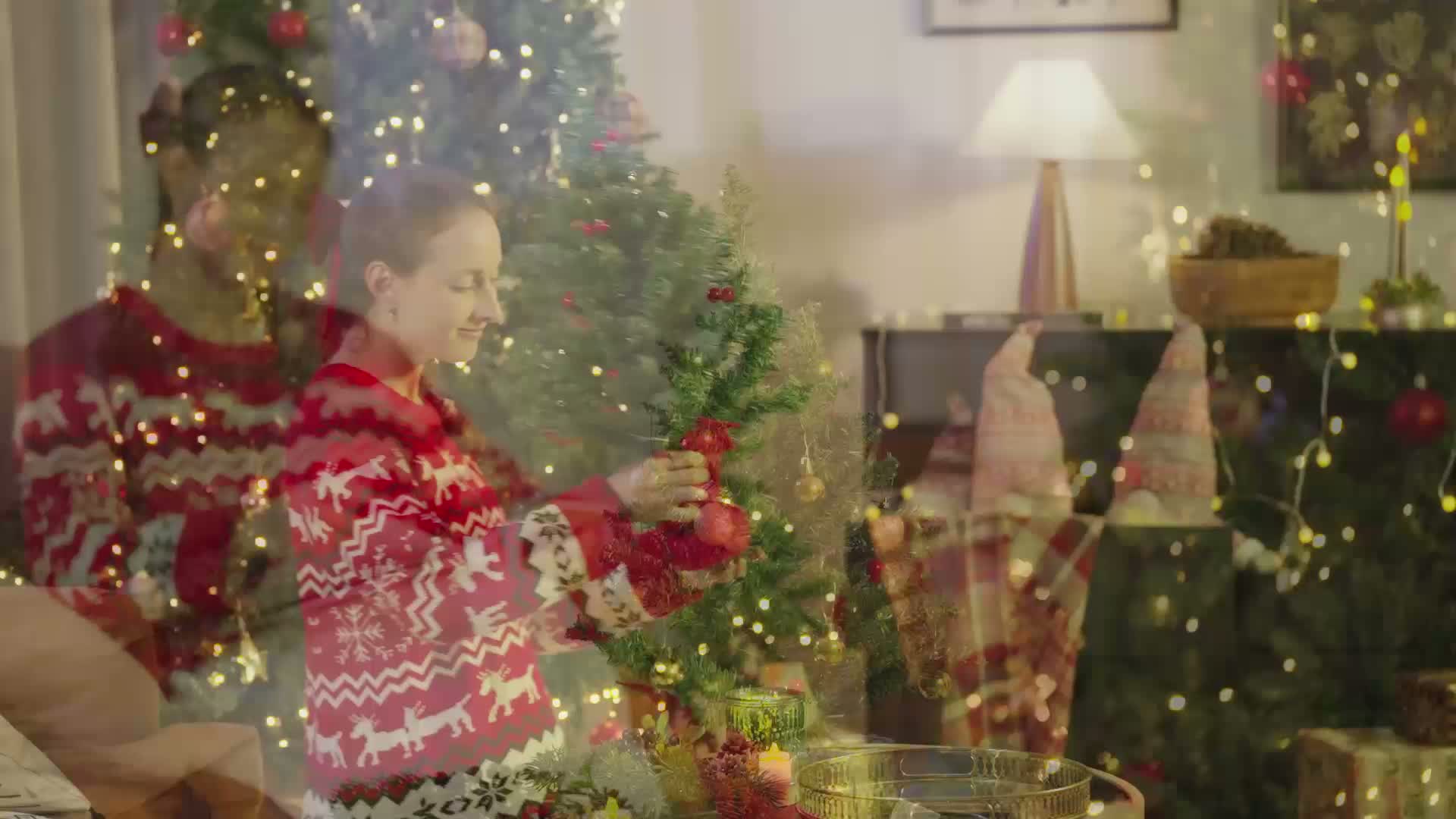 HOMCOM Weihnachtsbaum Christbaum mit Stechpalmenbeeren, Produktbild-Vorschau 7