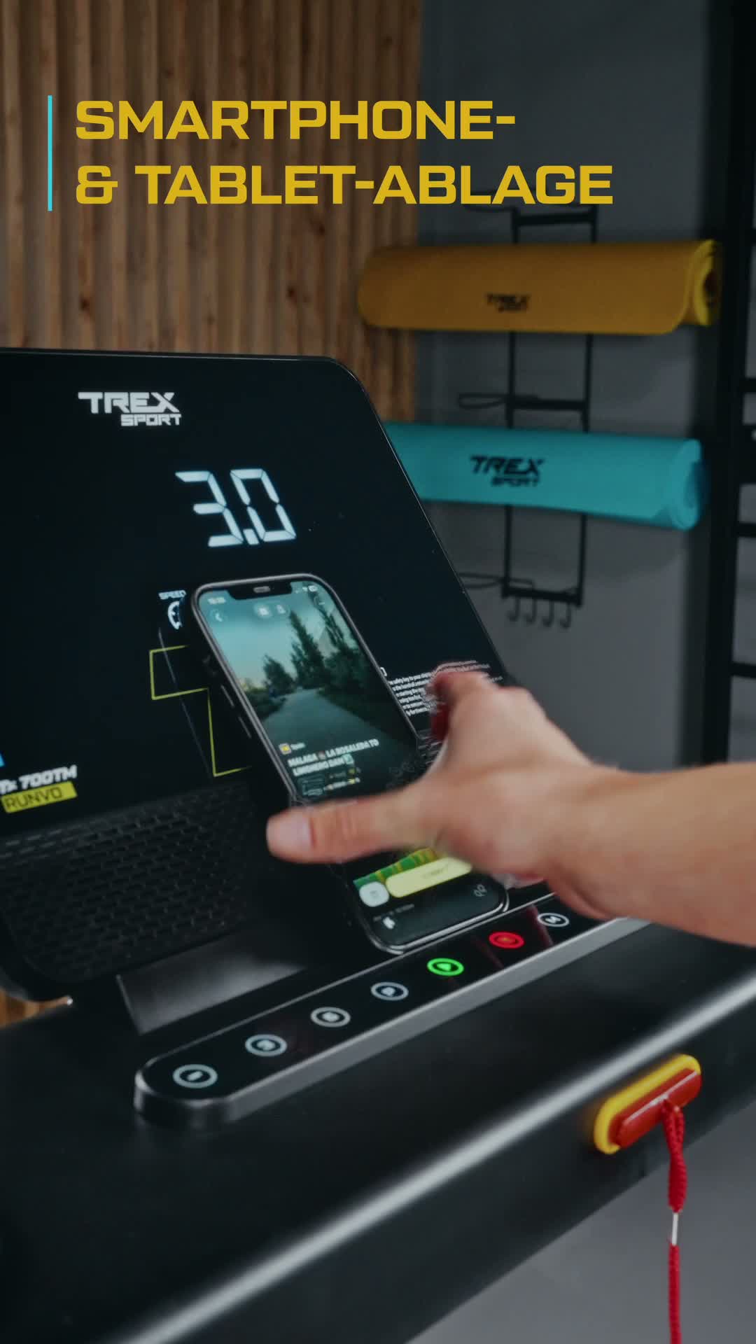 TREX SPORT Laufband für zuhause klappbar elektrisch Produktbild-Vorschau 7