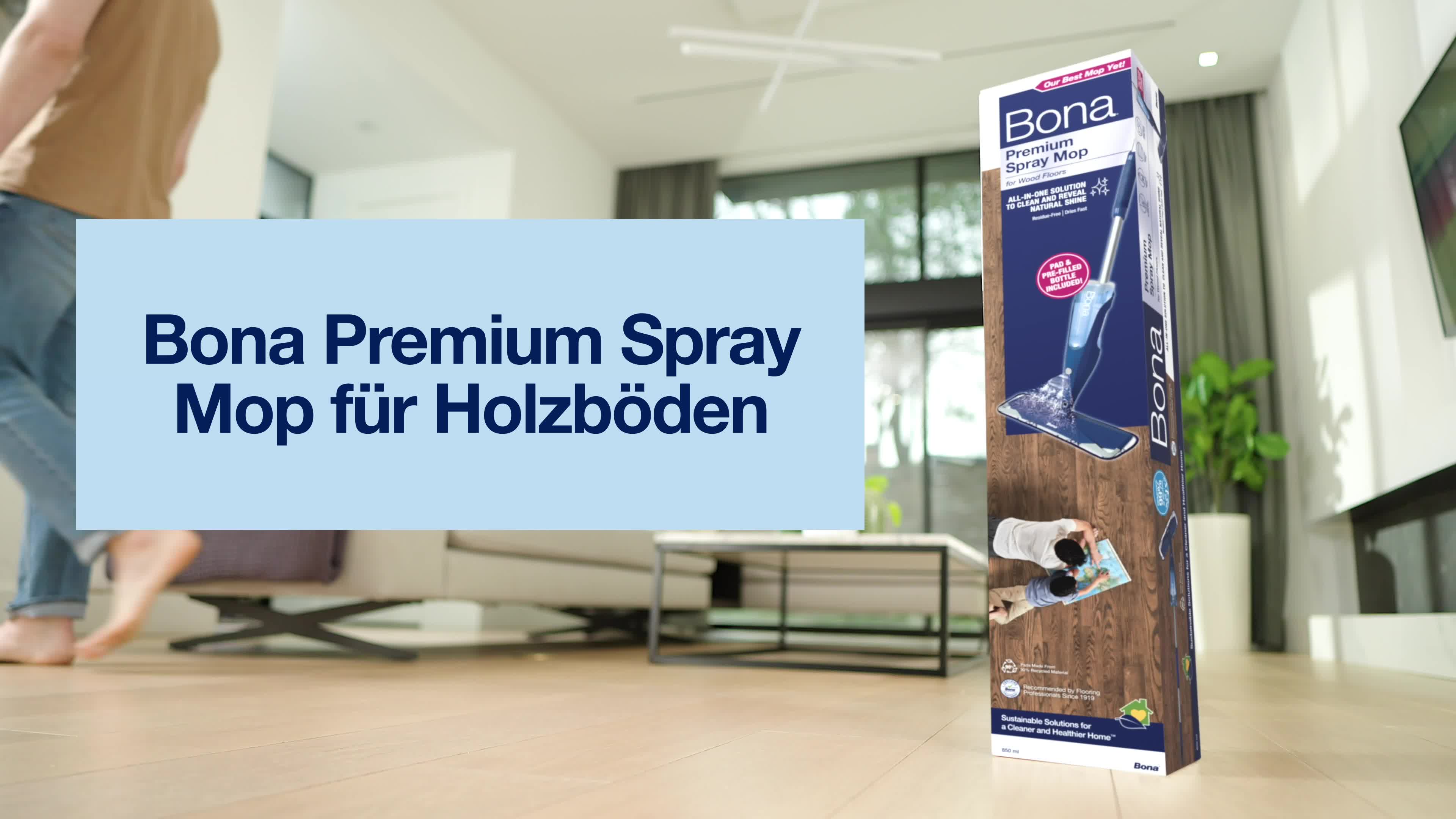 Bona Premium Spray Mop mit 850 ml Reinigungsmittel für Produktbild-Vorschau 7