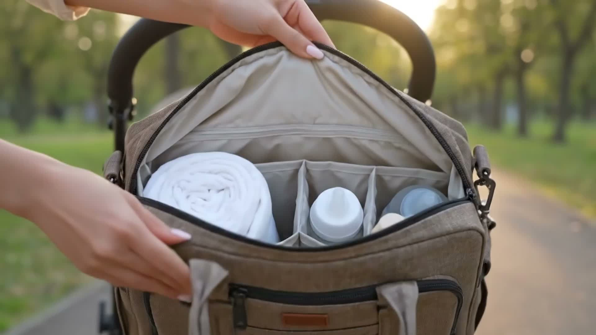 Daliya® ALPINO PURE Wickeltasche mit 17 Fächern, Tasche mit Produktbild-Vorschau 7