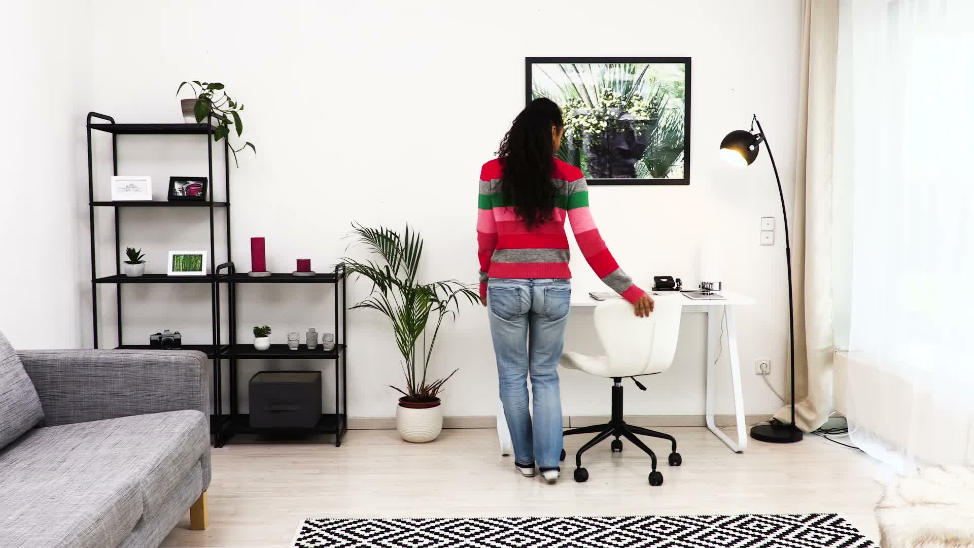 Relaxdays Dokumentenablage, Tischorganizer mit 5 Fächern, Produktbild-Vorschau 7