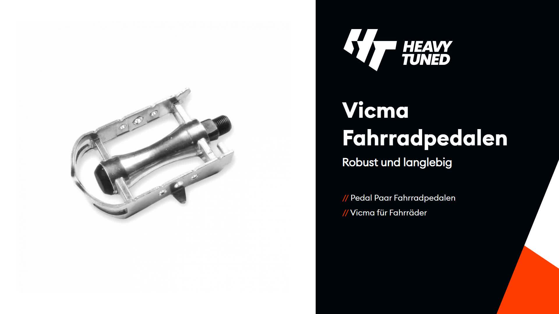 Retro Fahrradpedale Aluminium Pedalpaar M14 - 1.25 franz. Produktbild-Vorschau 7