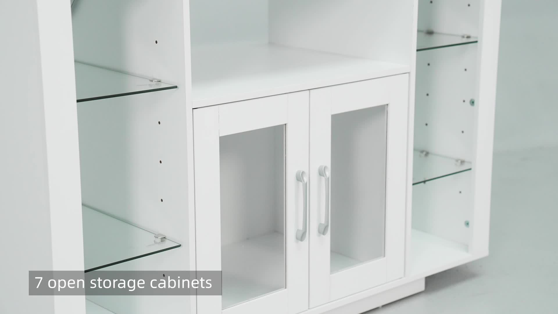 YITAHOME TV-Schrank Eckschrank mit RGB LED, Fernsehschrank Produktbild-Vorschau 7