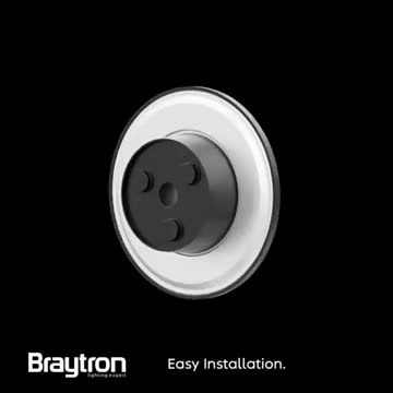 Braytron LED 12W Wandleuchte Designer Wandlicht Rund Weiß Produktbild-Vorschau 7