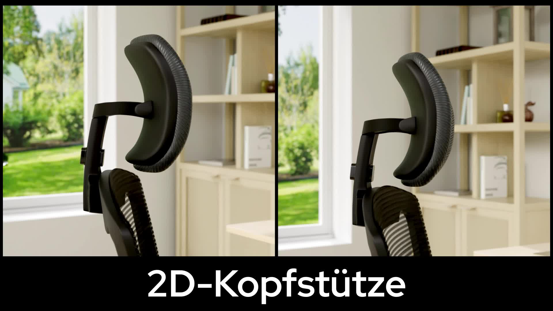 AREBOS Bürostuhl ergonomisch | Verstellbare Kopfstütze & Produktbild-Vorschau 7