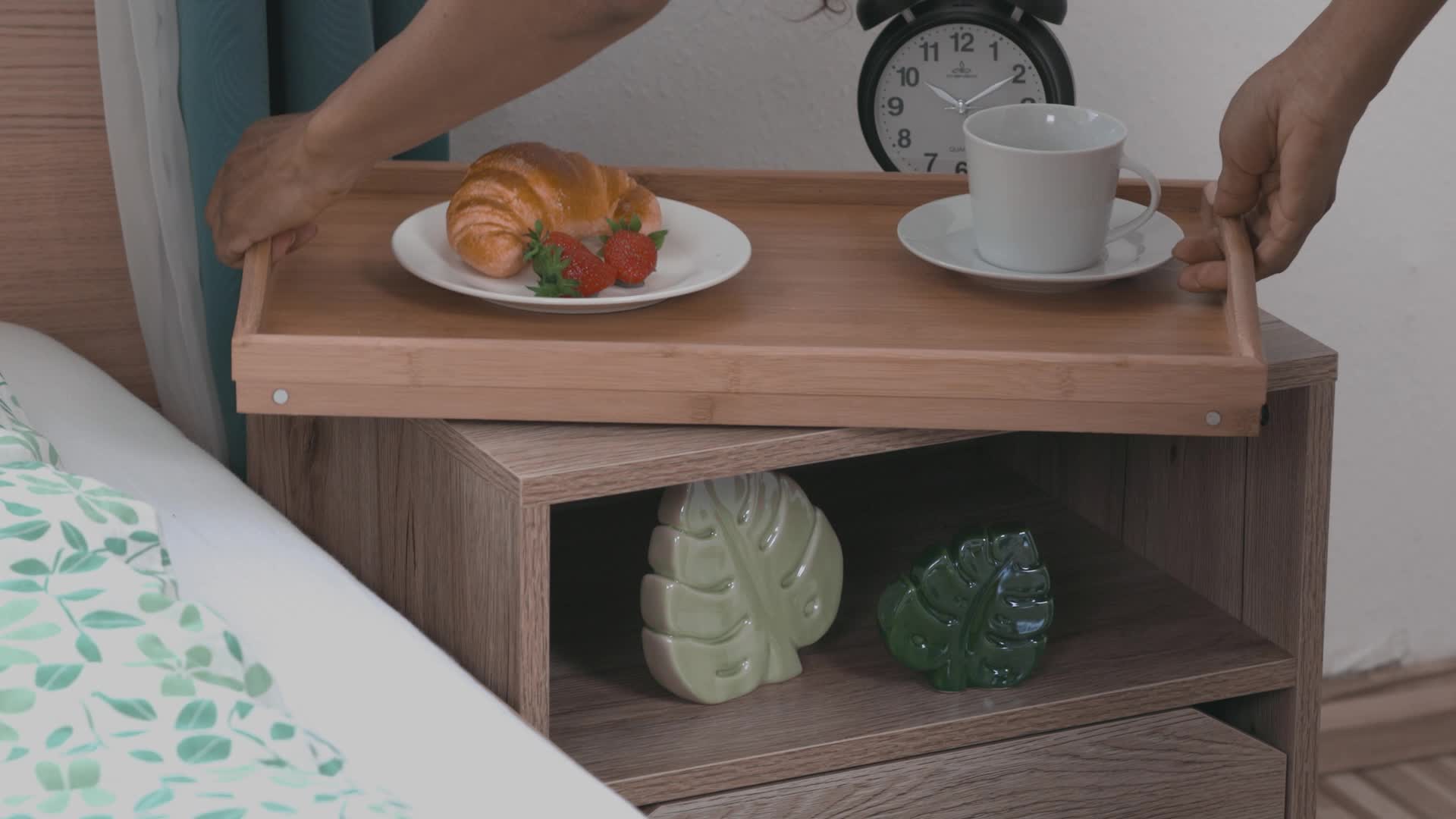 Relaxdays Betttablett klappbar, Essenstablett mit Füßen, Produktbild-Vorschau 7