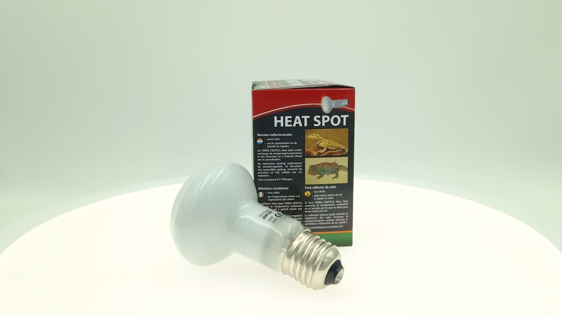 Heat Spot 25W Terrarium Wärmelampe E27 – Reptilien Produktbild-Vorschau 7