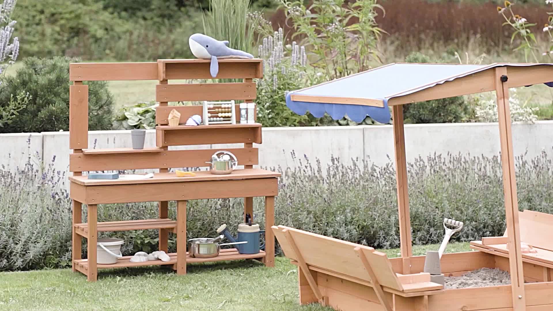 HOME DELUXE - Matschküche MANDU - Maße: 103 x 35 x 110 cm - Produktbild-Vorschau 7