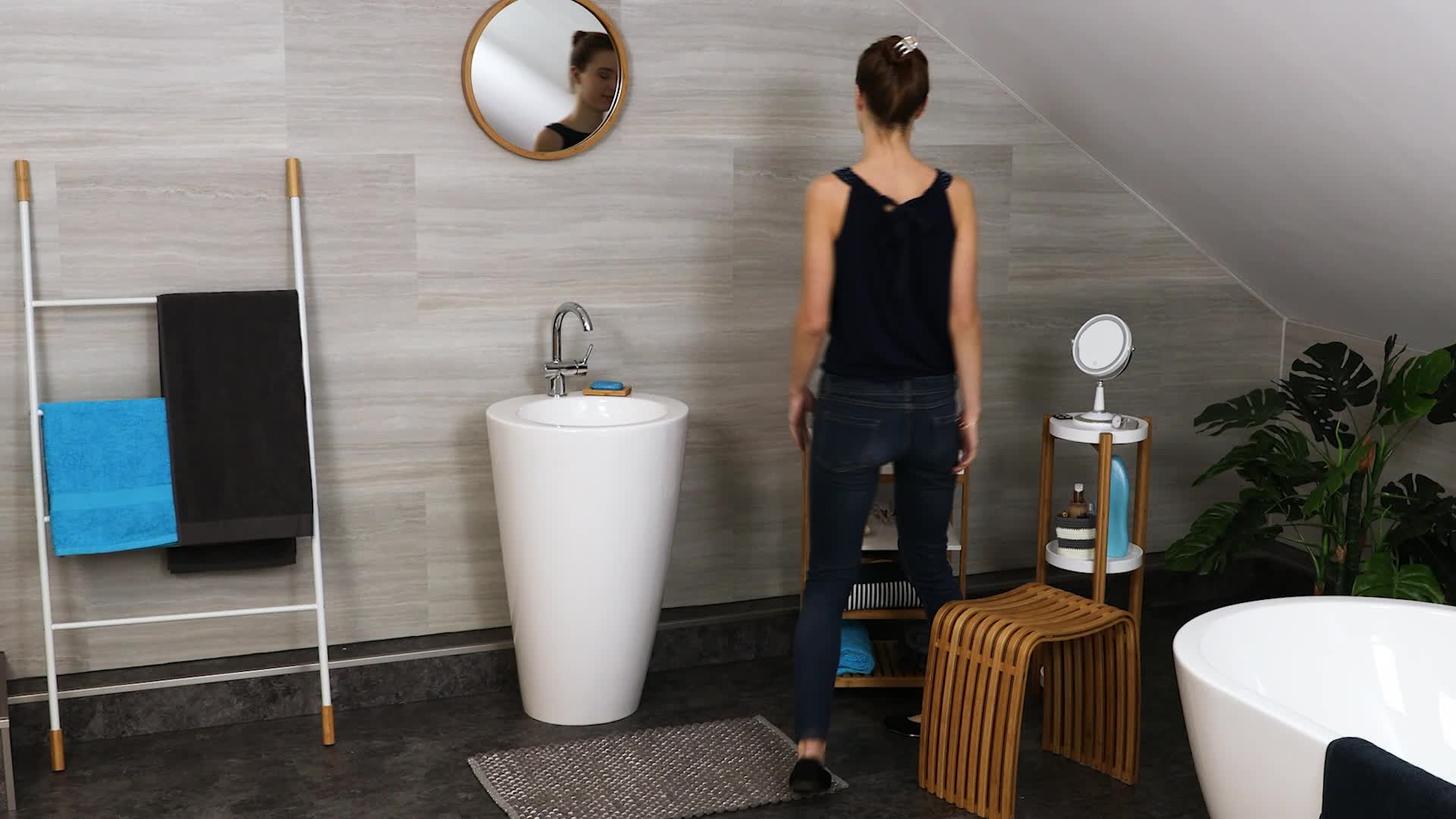 Relaxdays Aufbewahrungskorb 3er Set, Regalkorb in 3 Größen, Produktbild-Vorschau 7