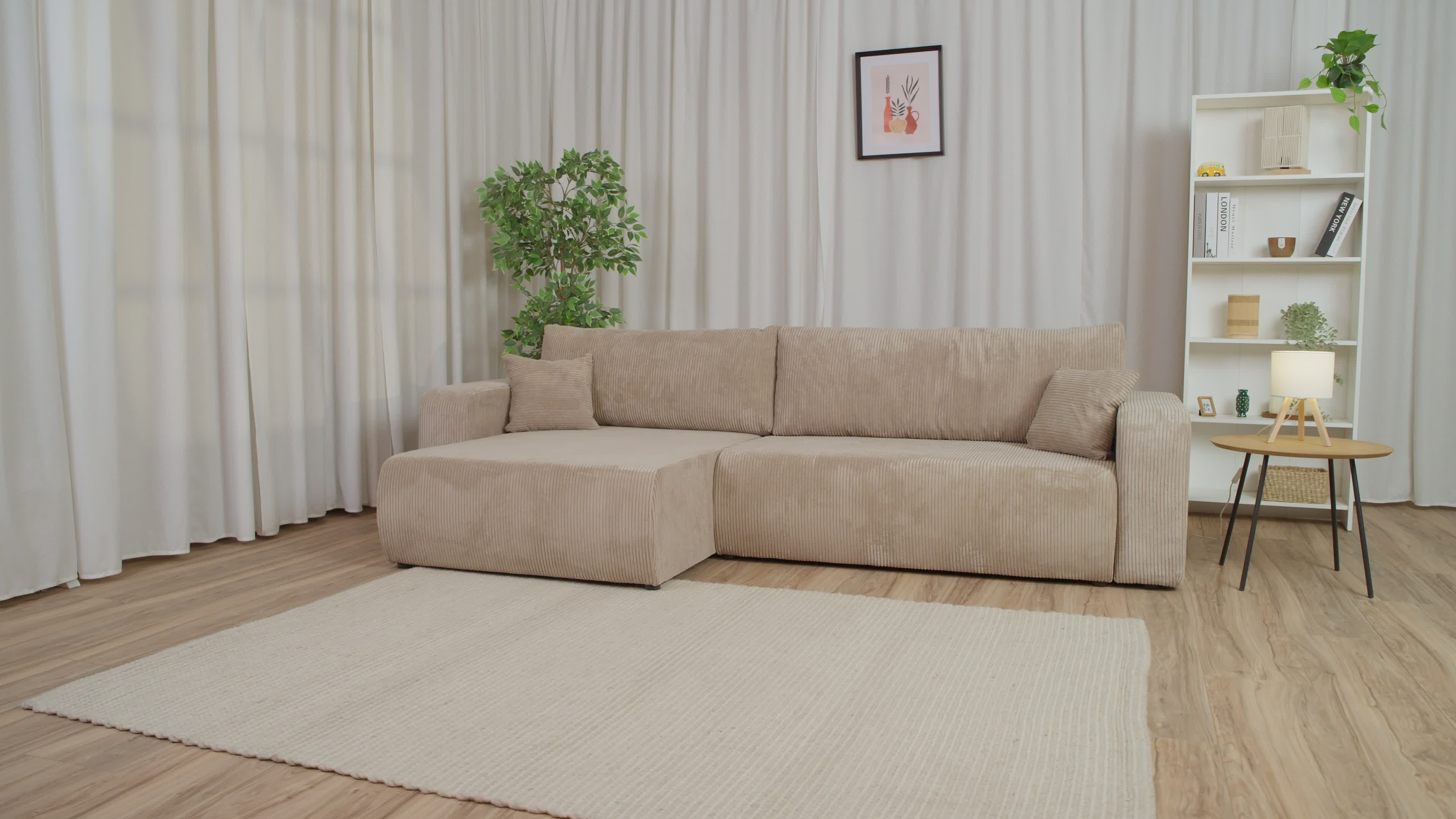 VENASI LUNA XL Ecksofa mit Schlaffunktion und Bettkasten Produktbild-Vorschau 7