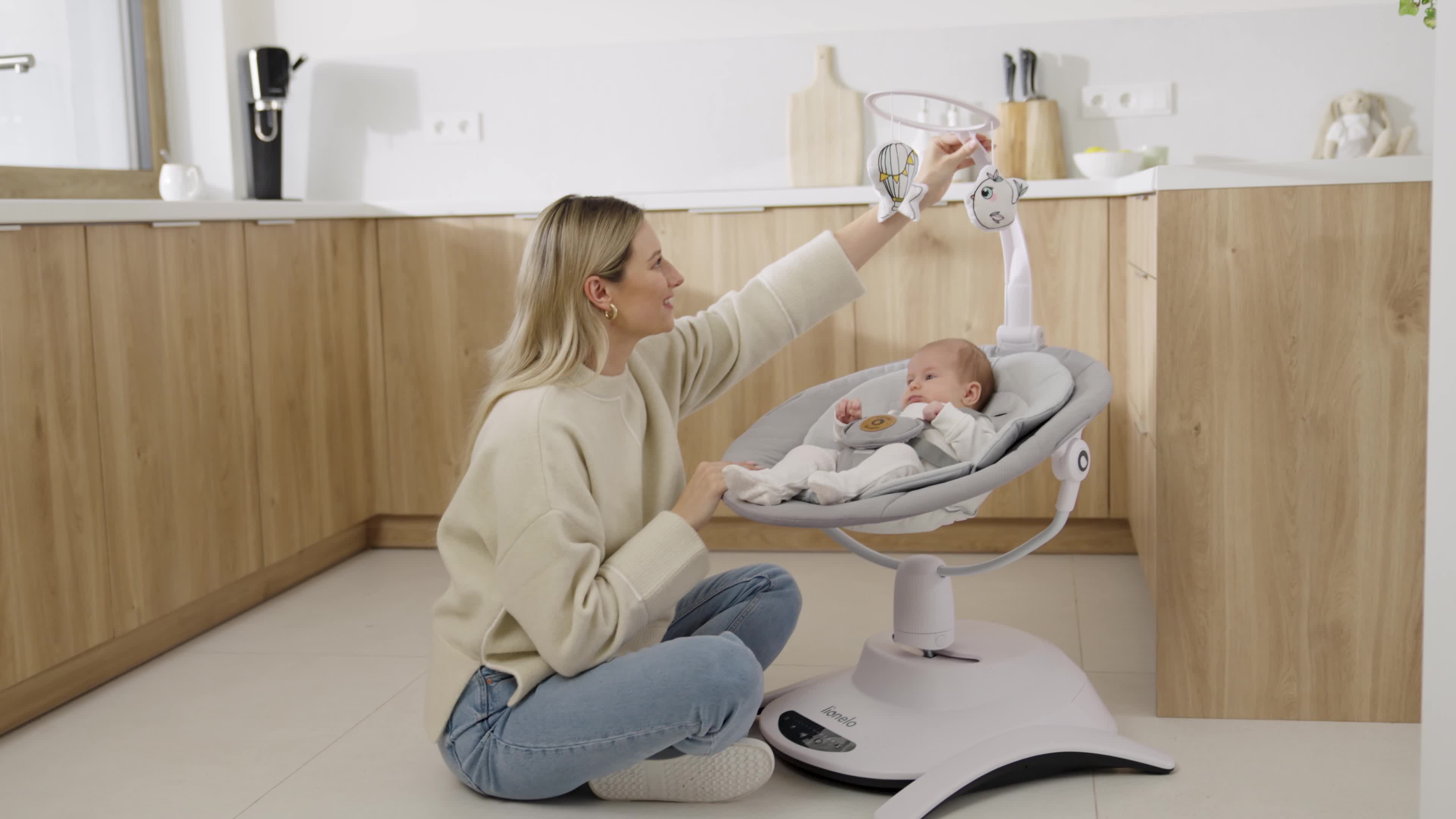 LIONELO Bella Elektrische Babywippe, verstellbare Produktbild-Vorschau 7