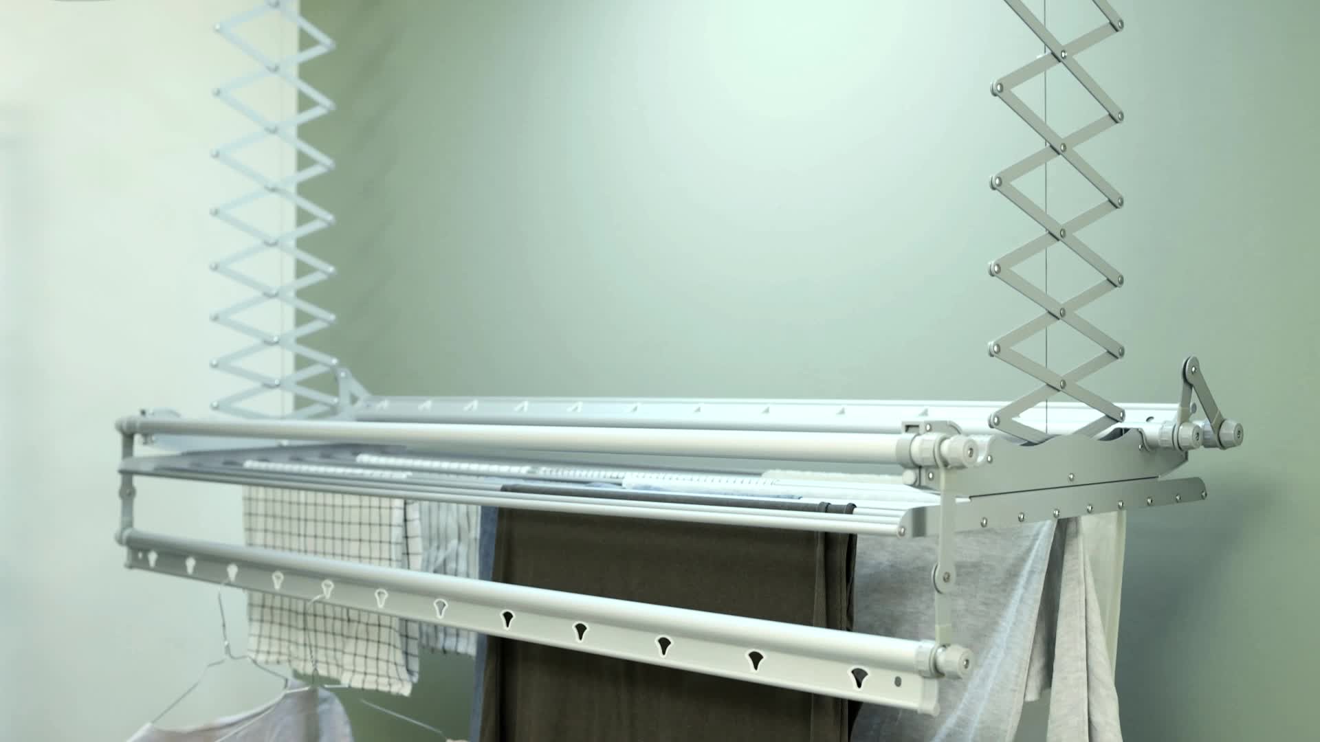Stropný sušiak na bielizeň, elektrický sušič bielizne pre Náhľad obrázku produktu 7
