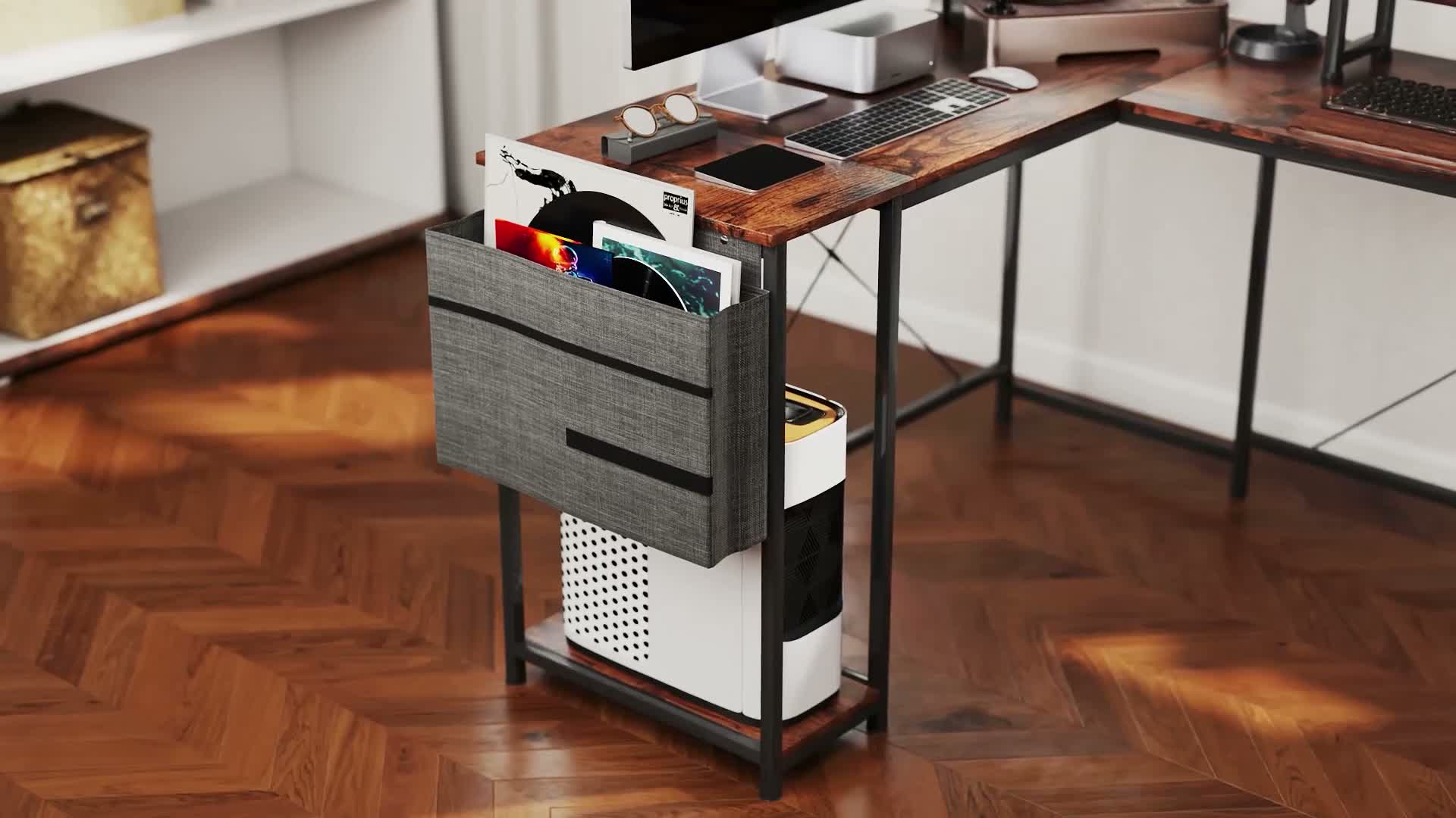 HOMCOM L-förmiger Schreibtisch 168 x 120 cm Eckschreibtisch Produktbild-Vorschau 7