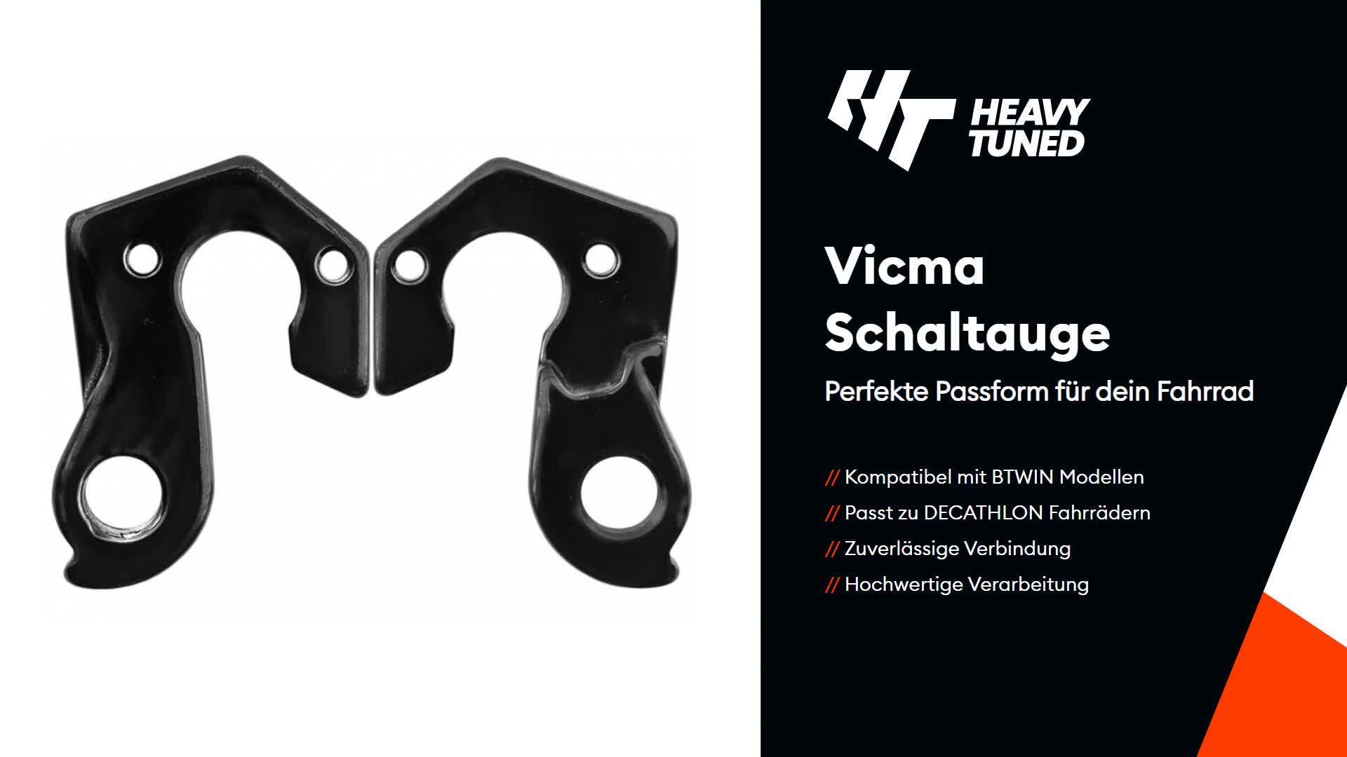 V BIKE Schaltauge ausfallend kompatibel mit Fahrräder Produktbild-Vorschau 2