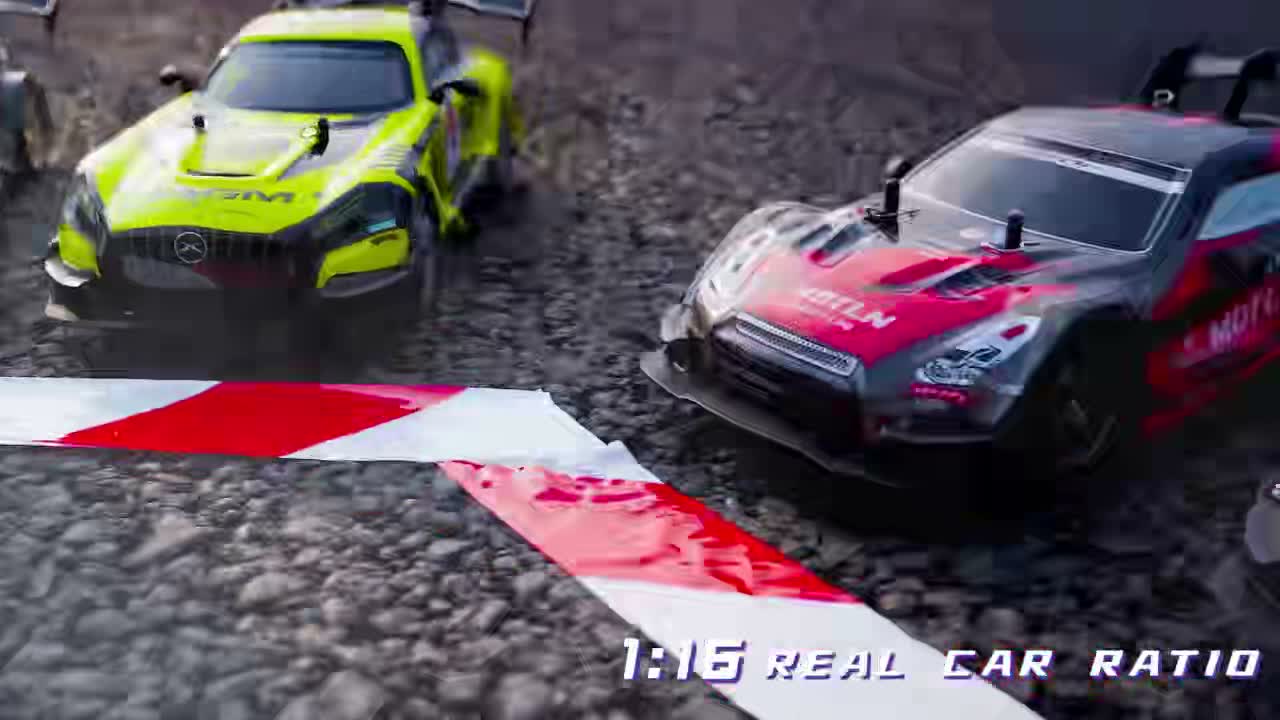 JJRC 1:16 RC-Drift-Auto 4WD 40 km/h mit 2 Reifensätzen, LED Produktbild-Vorschau 7