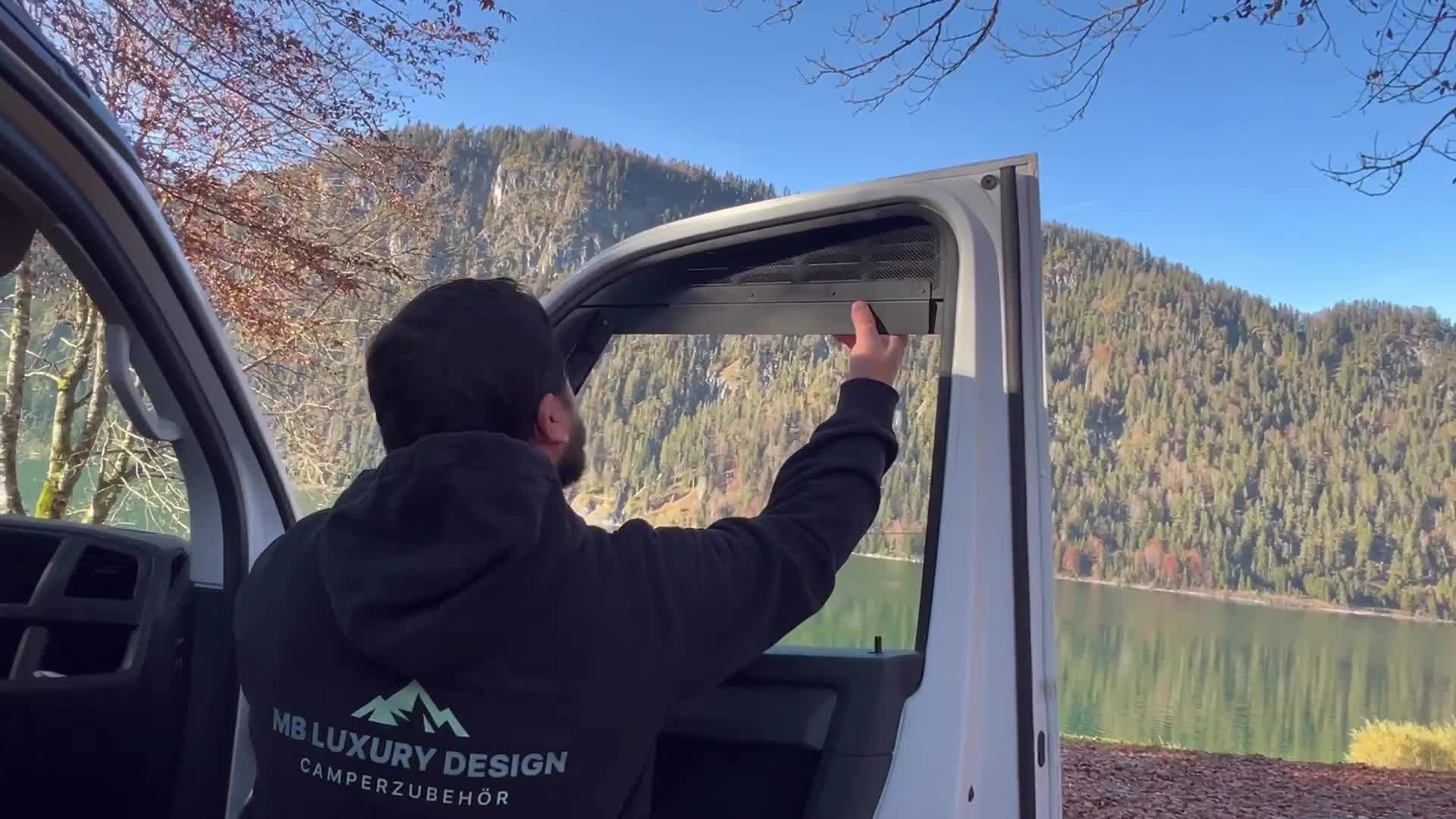 Lüftungsgitter VW T4 Fahrerhaus Camping Frischluft Vanlife Produktbild-Vorschau 5
