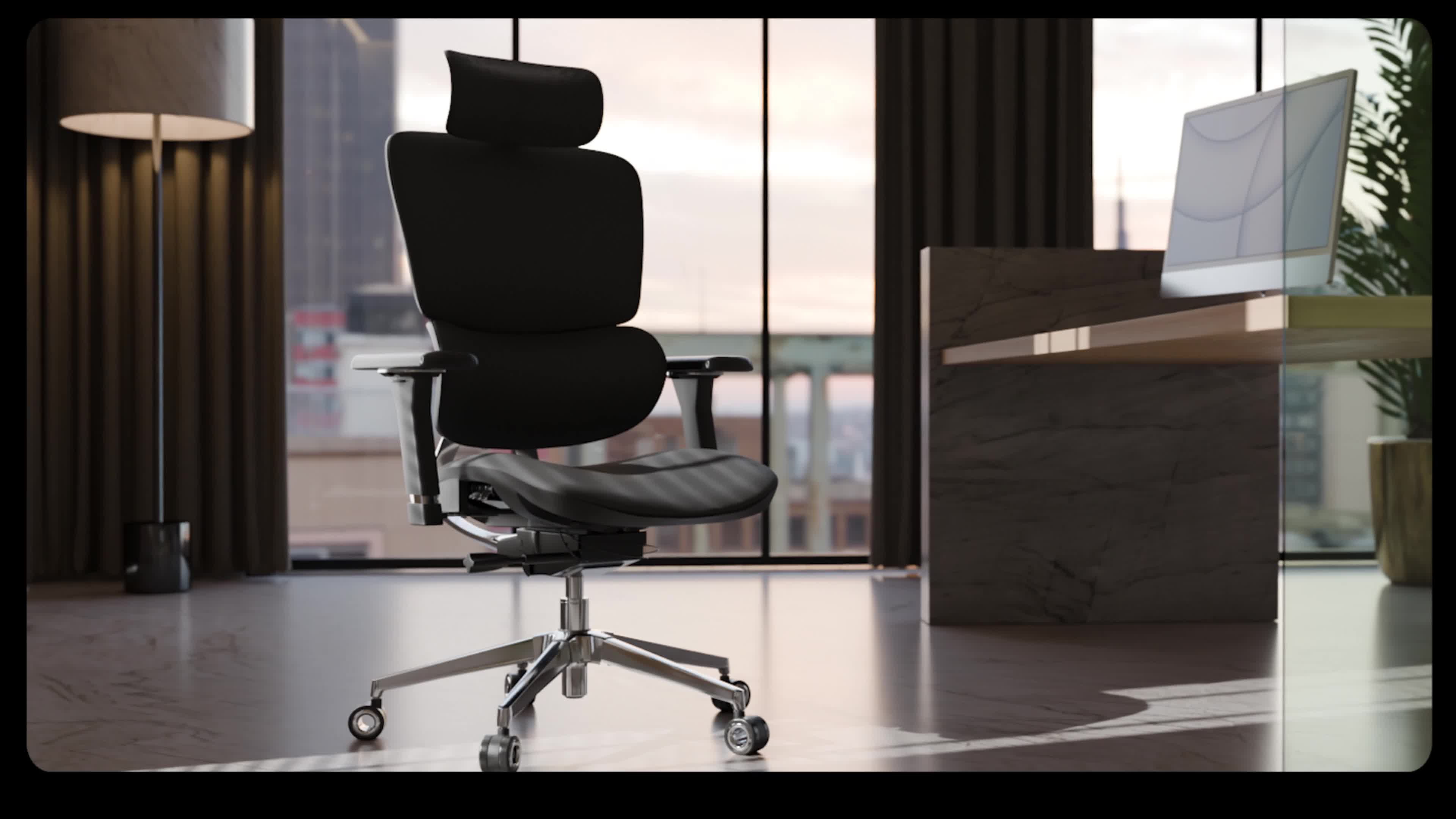 Krzesło biurowe CLOUVOU MasterSeat Ergonomiczne krzesło Podgląd zdjęcia produktu 7