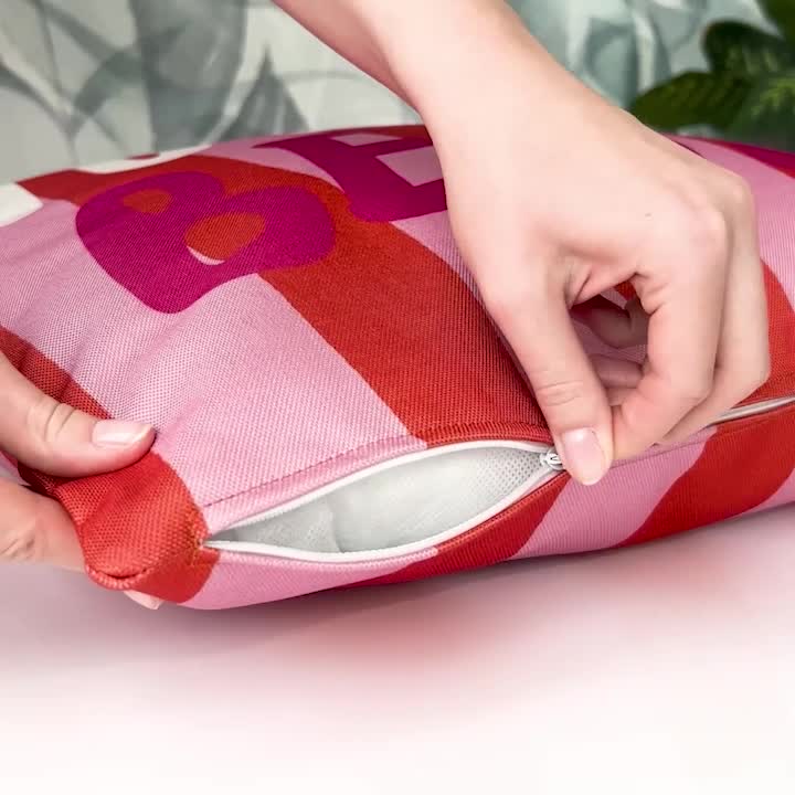 Dekokissen Blumen draußen / Outdoor Zierkissen waschbar Produktbild-Vorschau 7