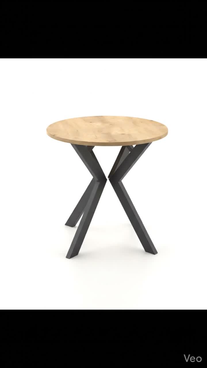 Runder Ausziehbarer Tisch für Esszimmer - 80-120 cm Produktbild-Vorschau 7